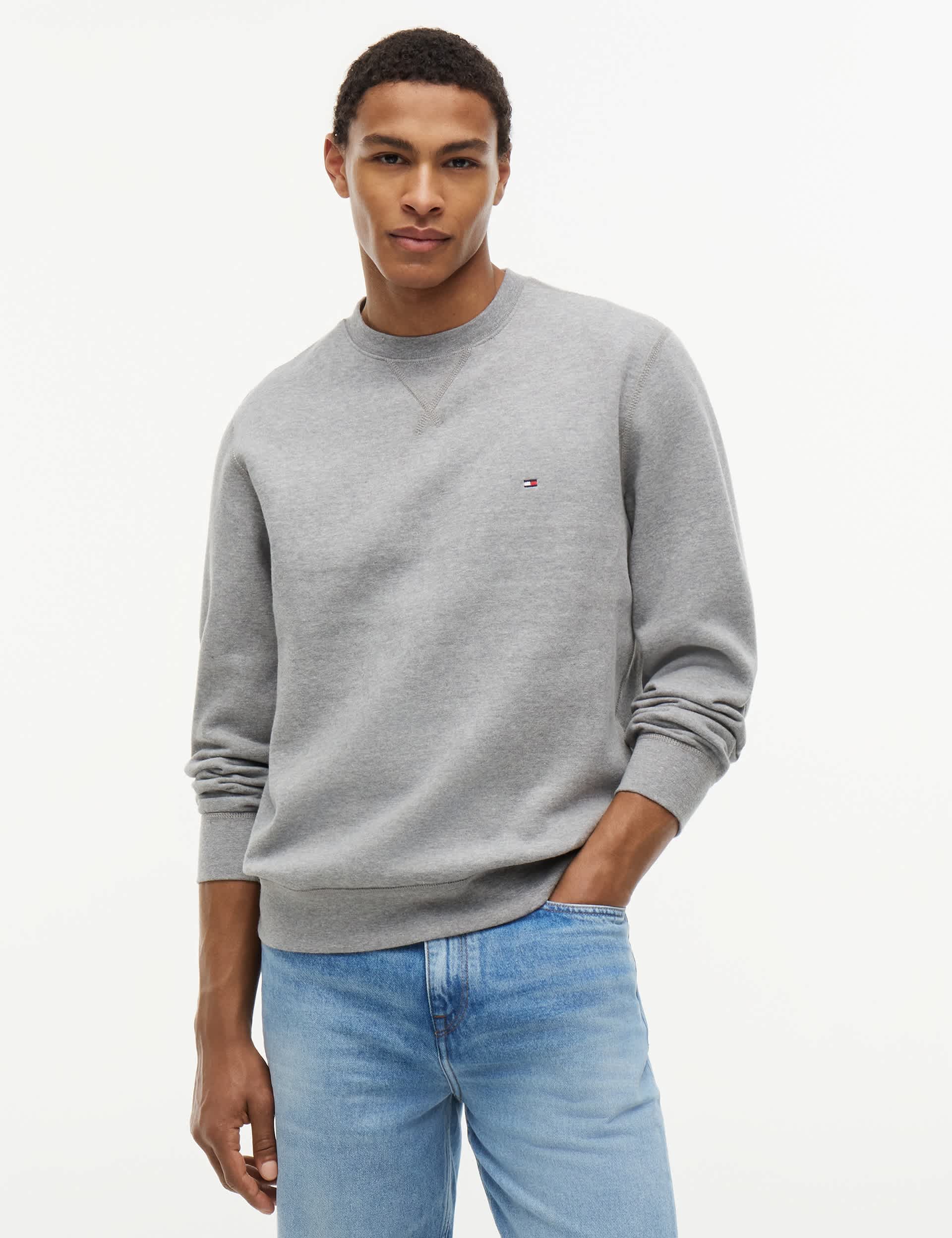Cotton Rich Crew Neck Sweatshirt