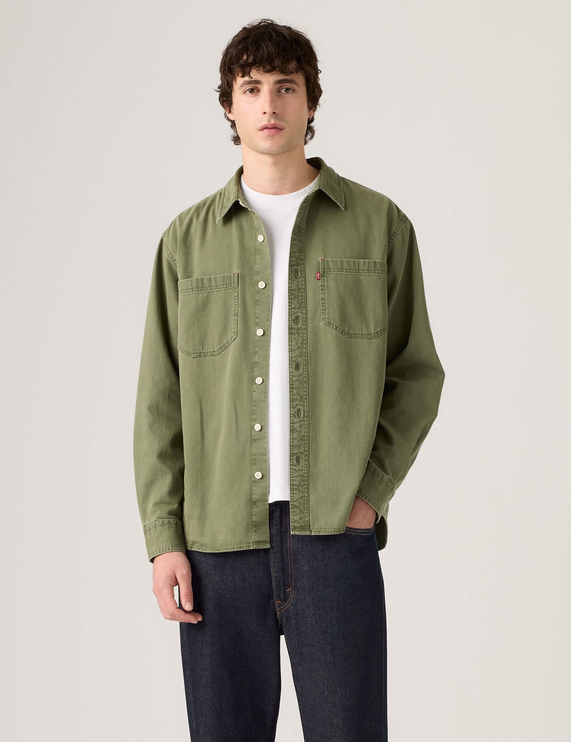 Relaxed Fit Pure Cotton Denim Shirt