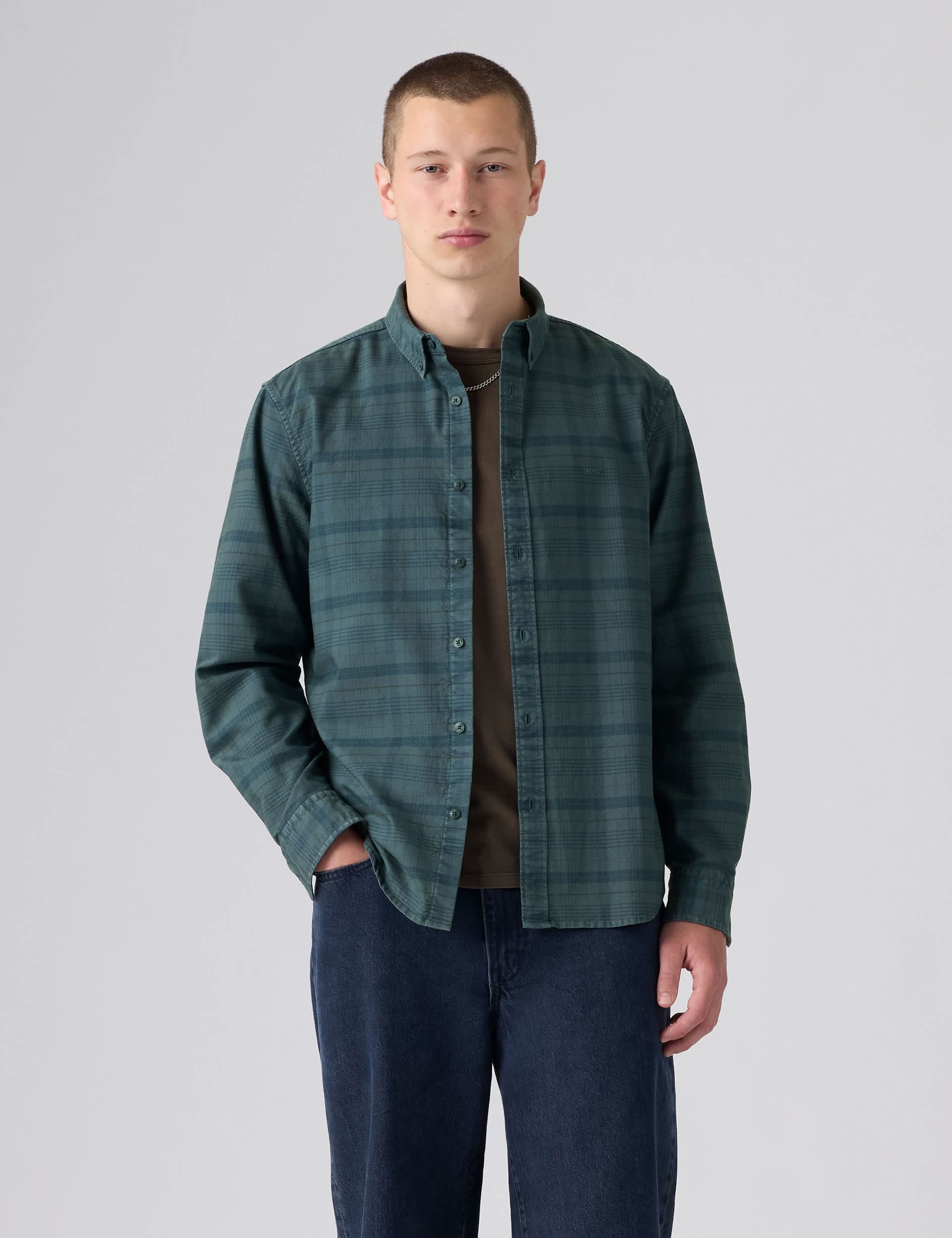 Regular Fit Pure Cotton Checked Shirt