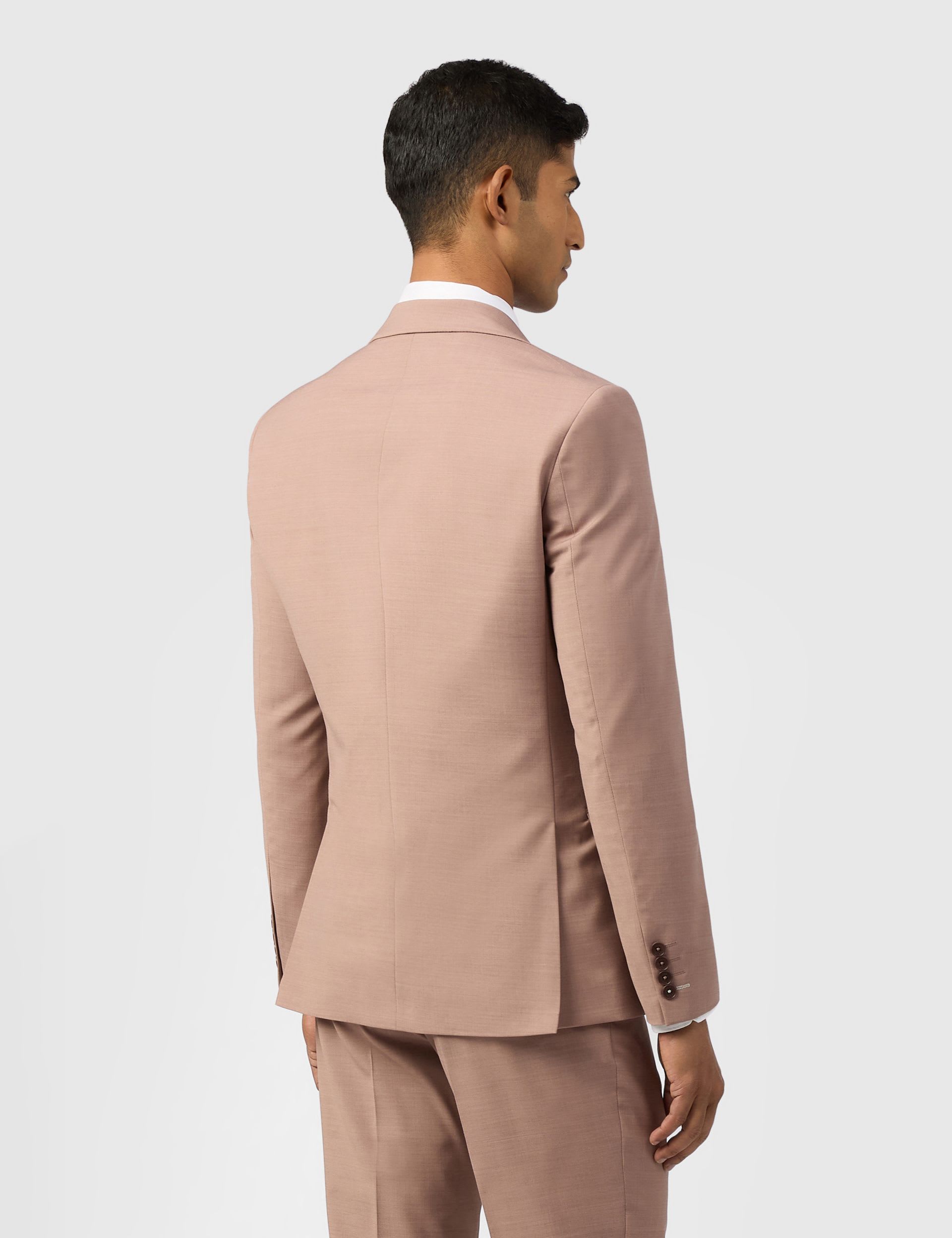 Slim Fit Wool Blend Single Breasted Suit Jacket thumbnail 3