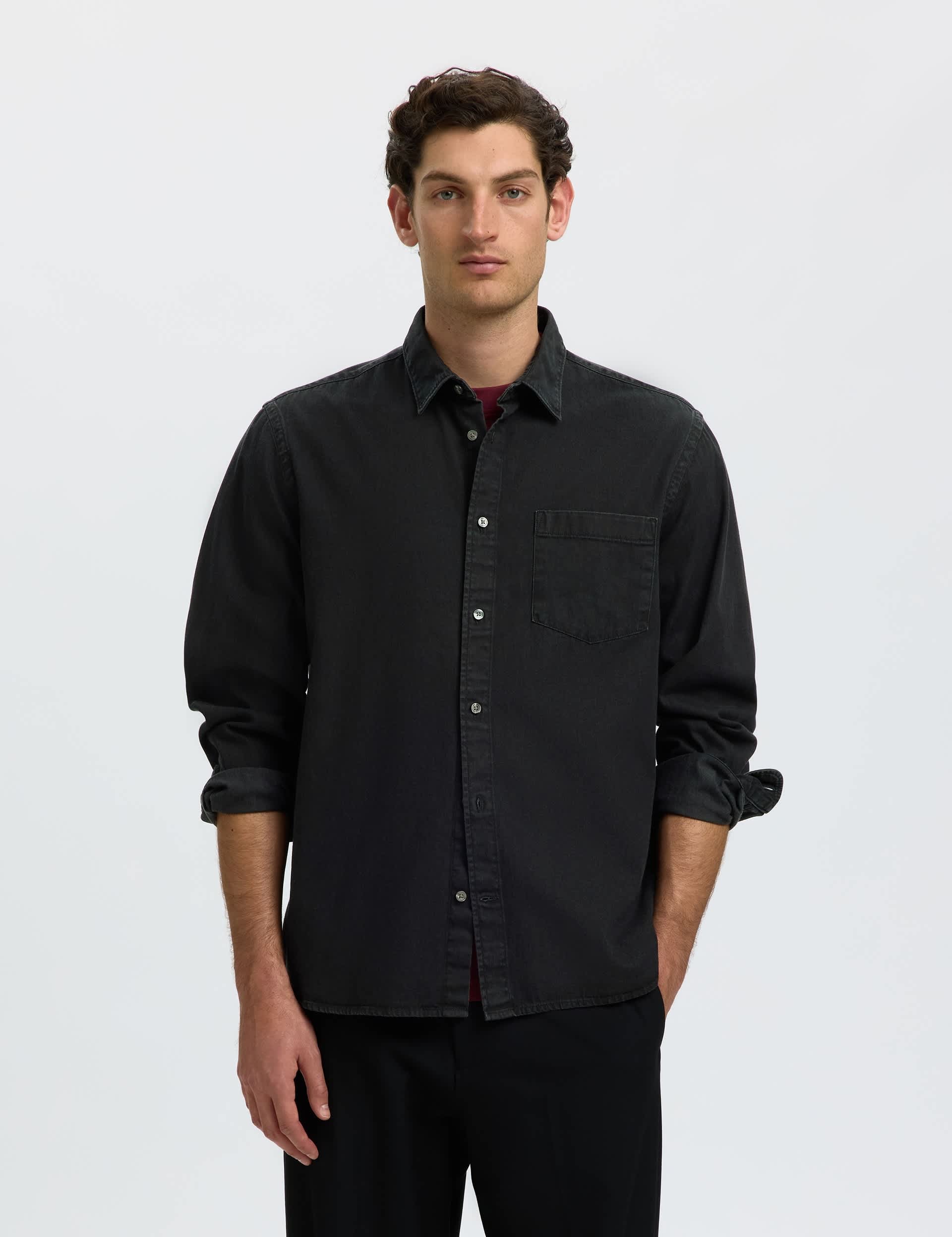 Regular Fit Denim Shirt
