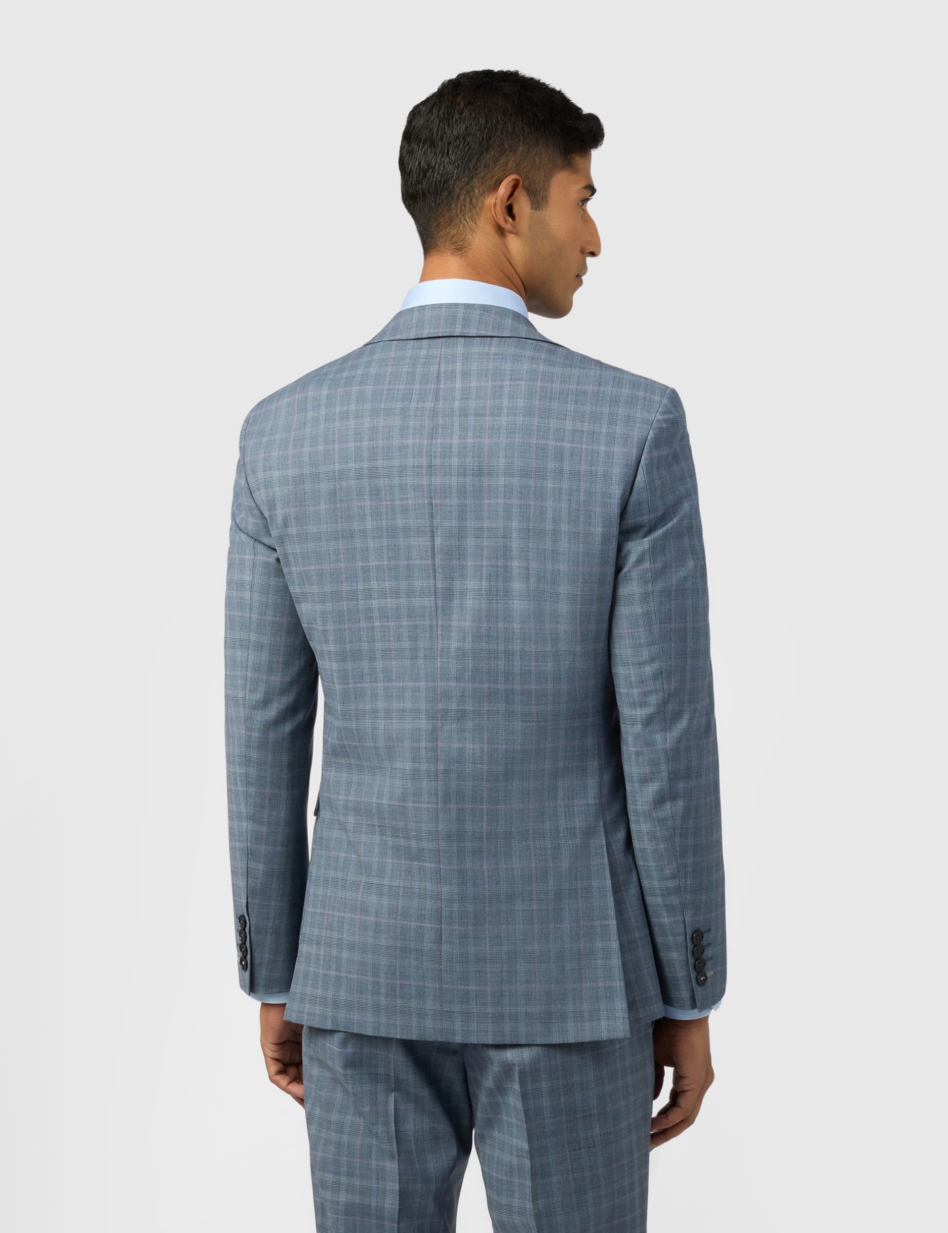 Slim Fit Wool Rich Check Blazer thumbnail 3