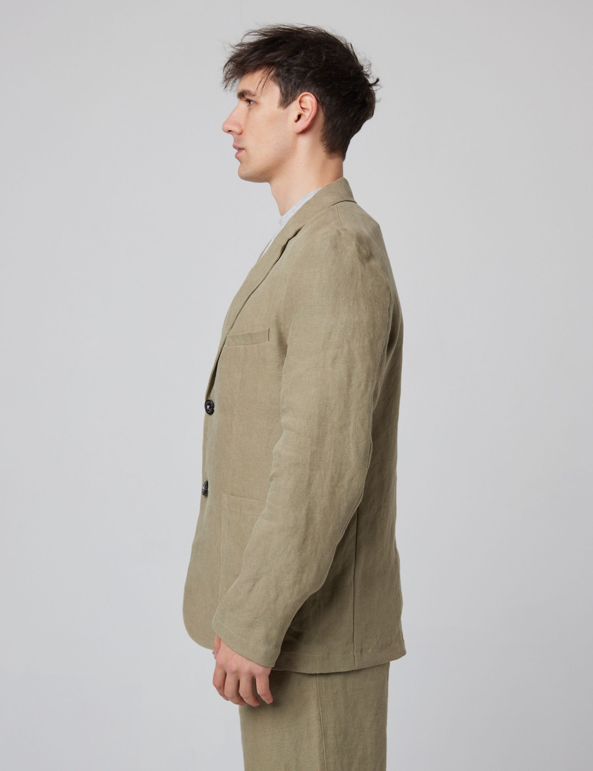 Regular Fit Pure Linen Blazer thumbnail 4