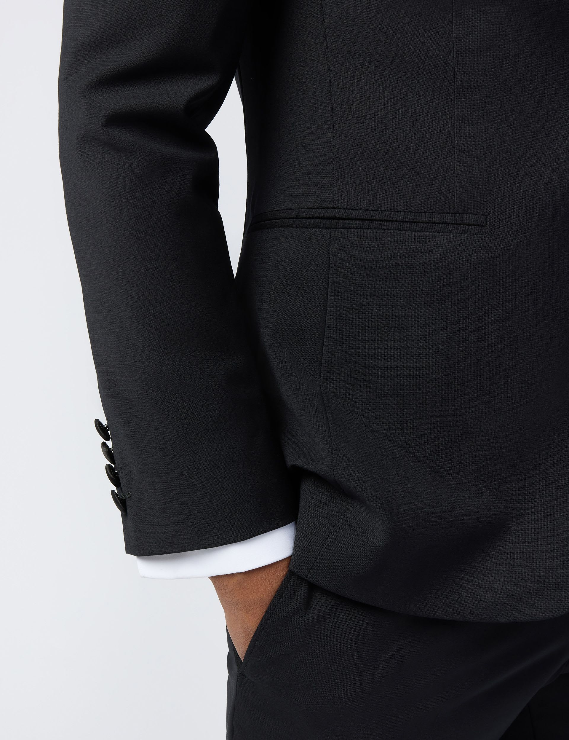 Slim Fit Wool Rich Performance Tuxedo Jacket thumbnail 5