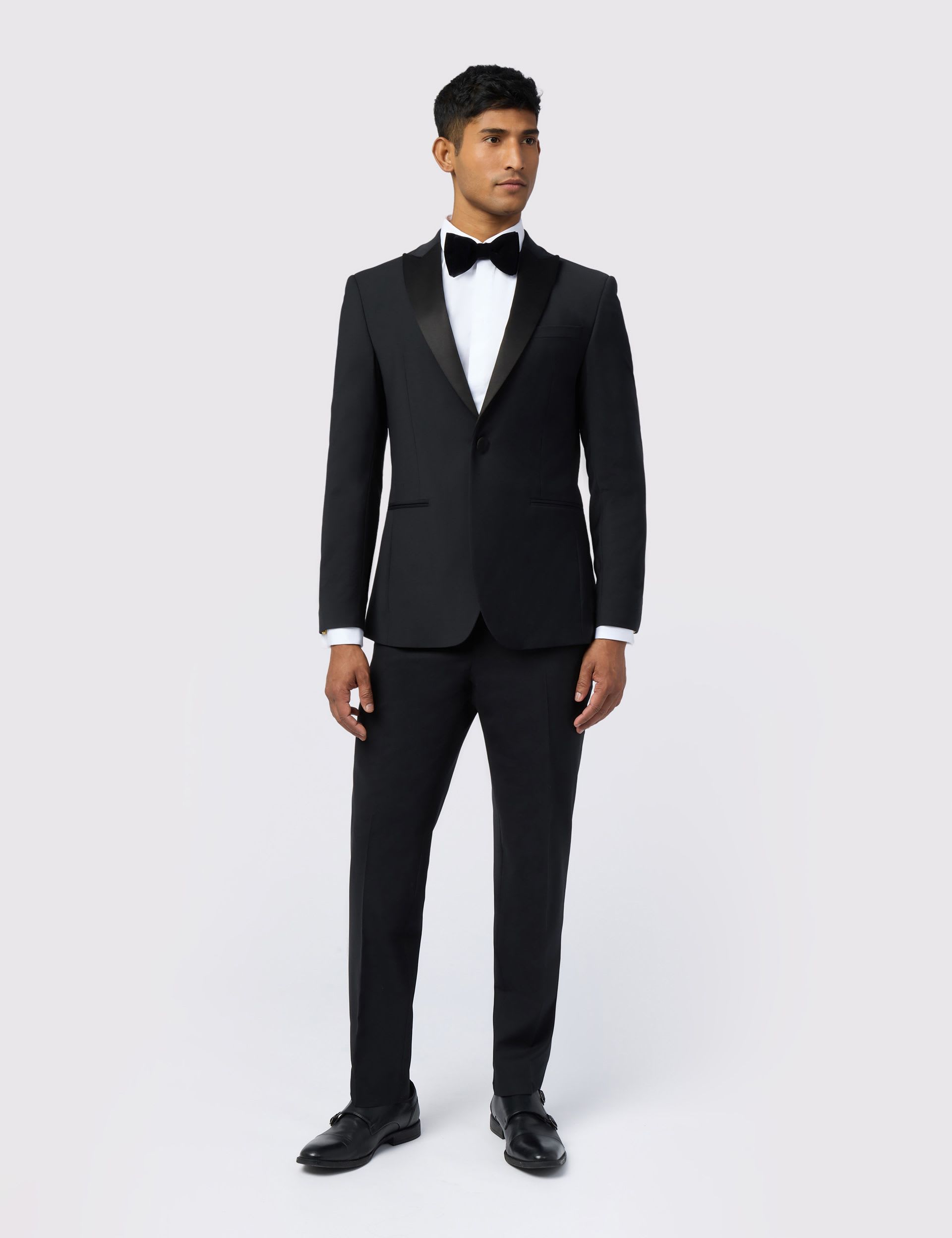 Slim Fit Wool Rich Performance Tuxedo Jacket thumbnail 3