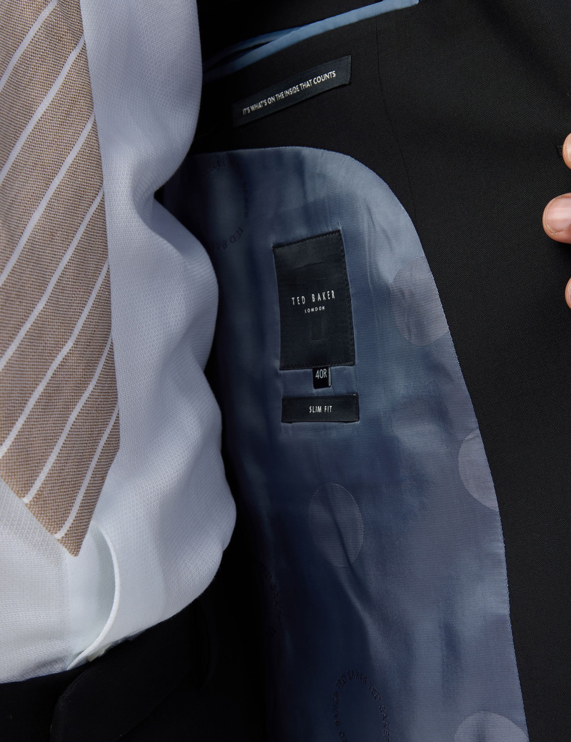 Slim Fit Performance Wool Rich Suit Jacket thumbnail 6