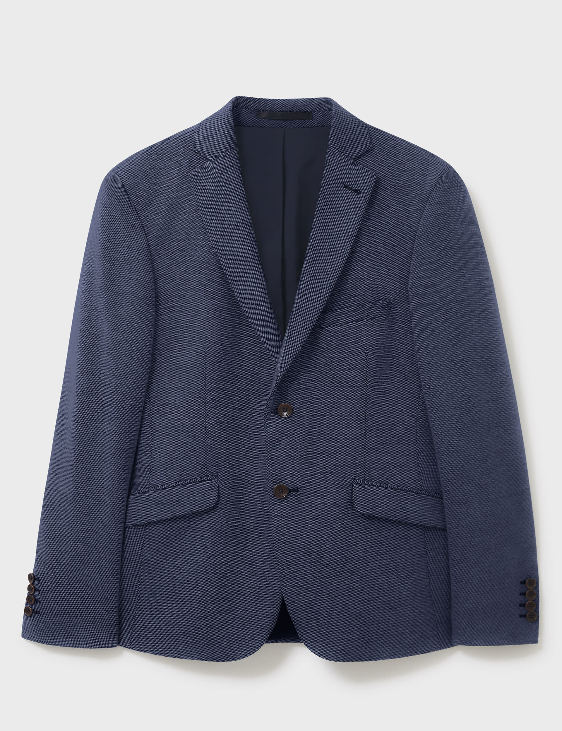 Cotton Rich Jersey Textured Blazer thumbnail 2