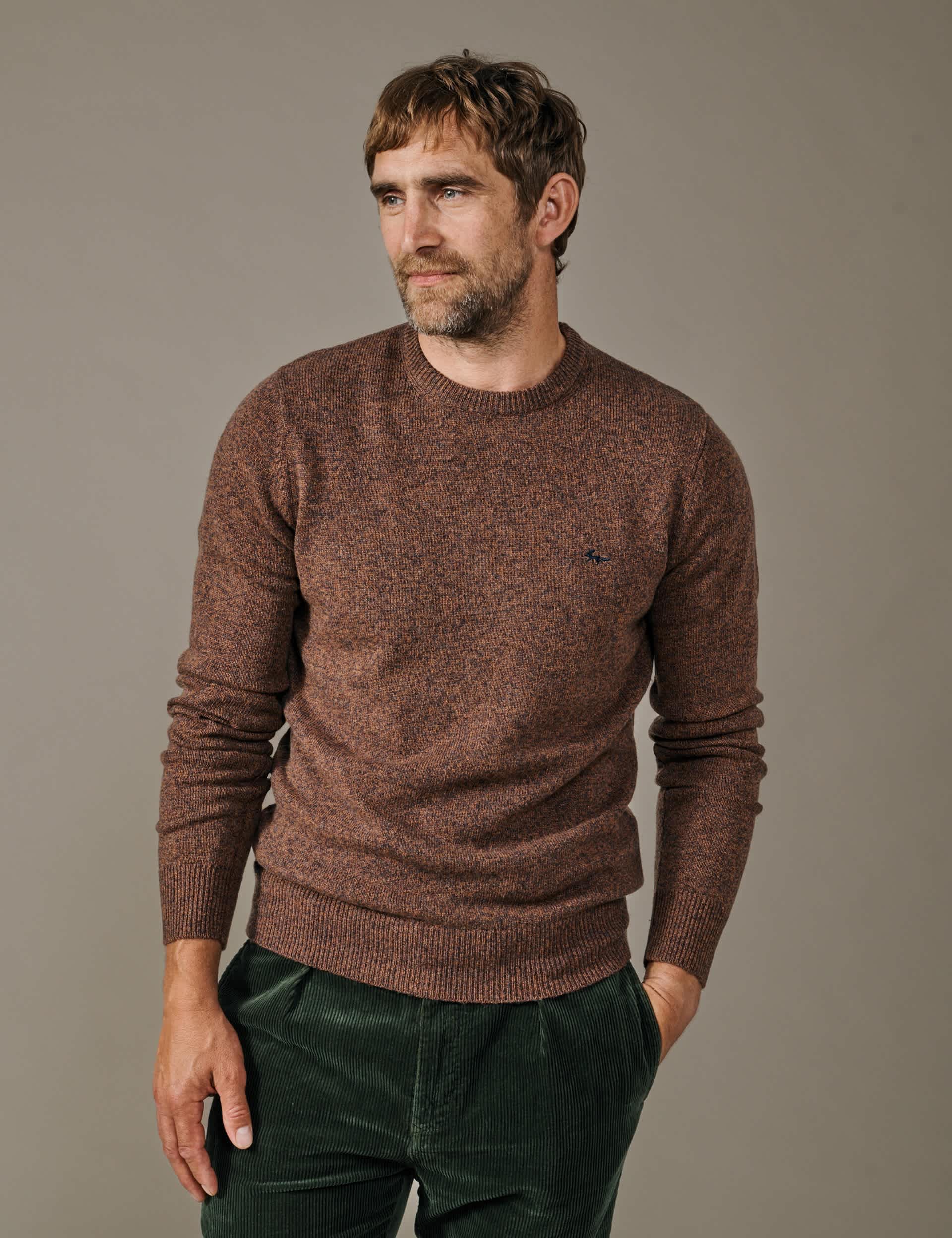 Pure Wool Crew Neck Jumper