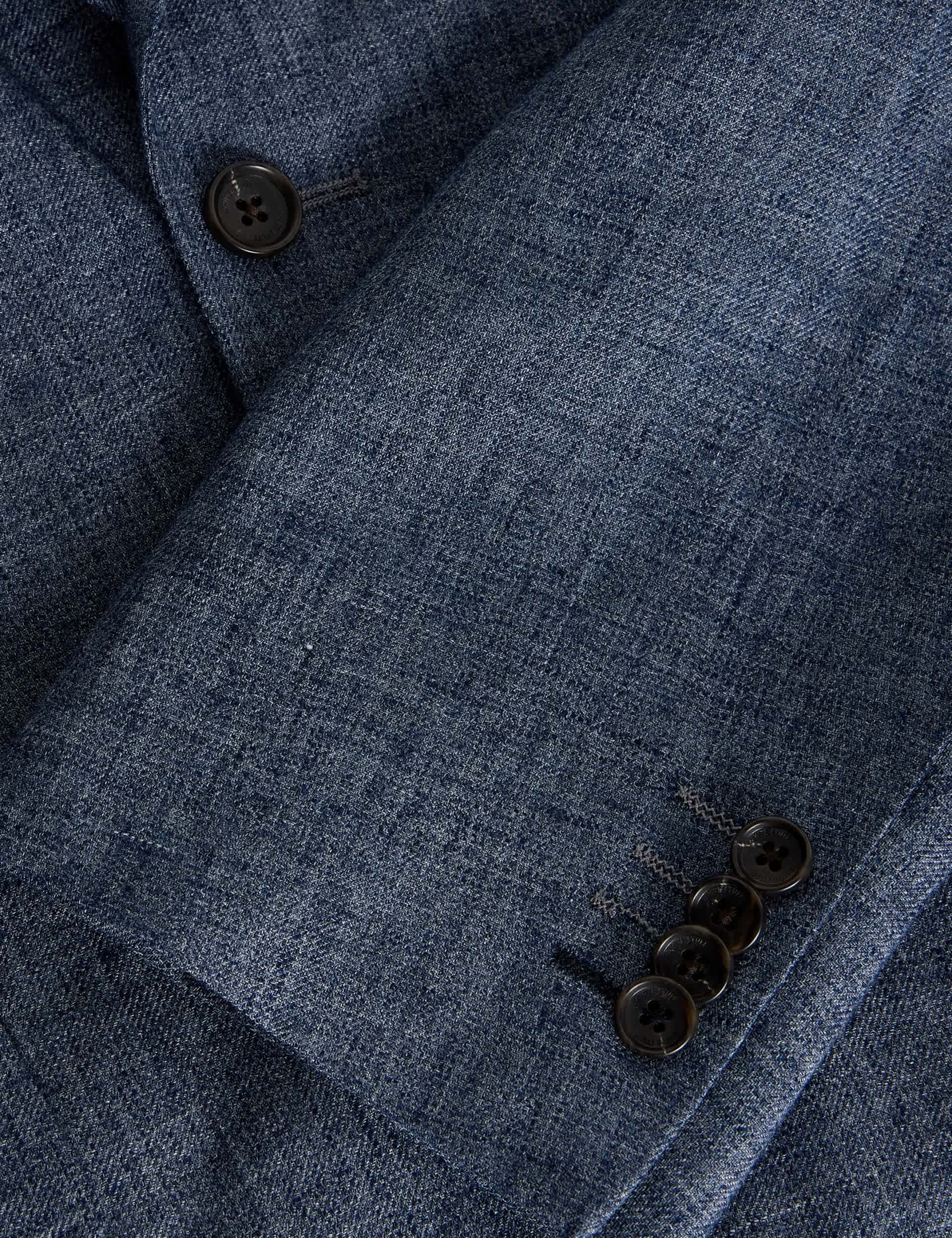 Tailored Fit Linen Cotton Blend Blazer thumbnail 6
