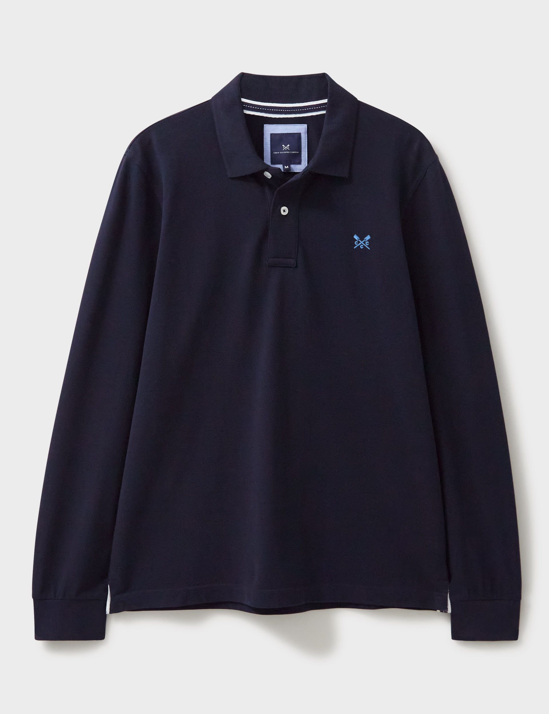 Pure-Cotton-Long-Sleeve-Polo-Shirt