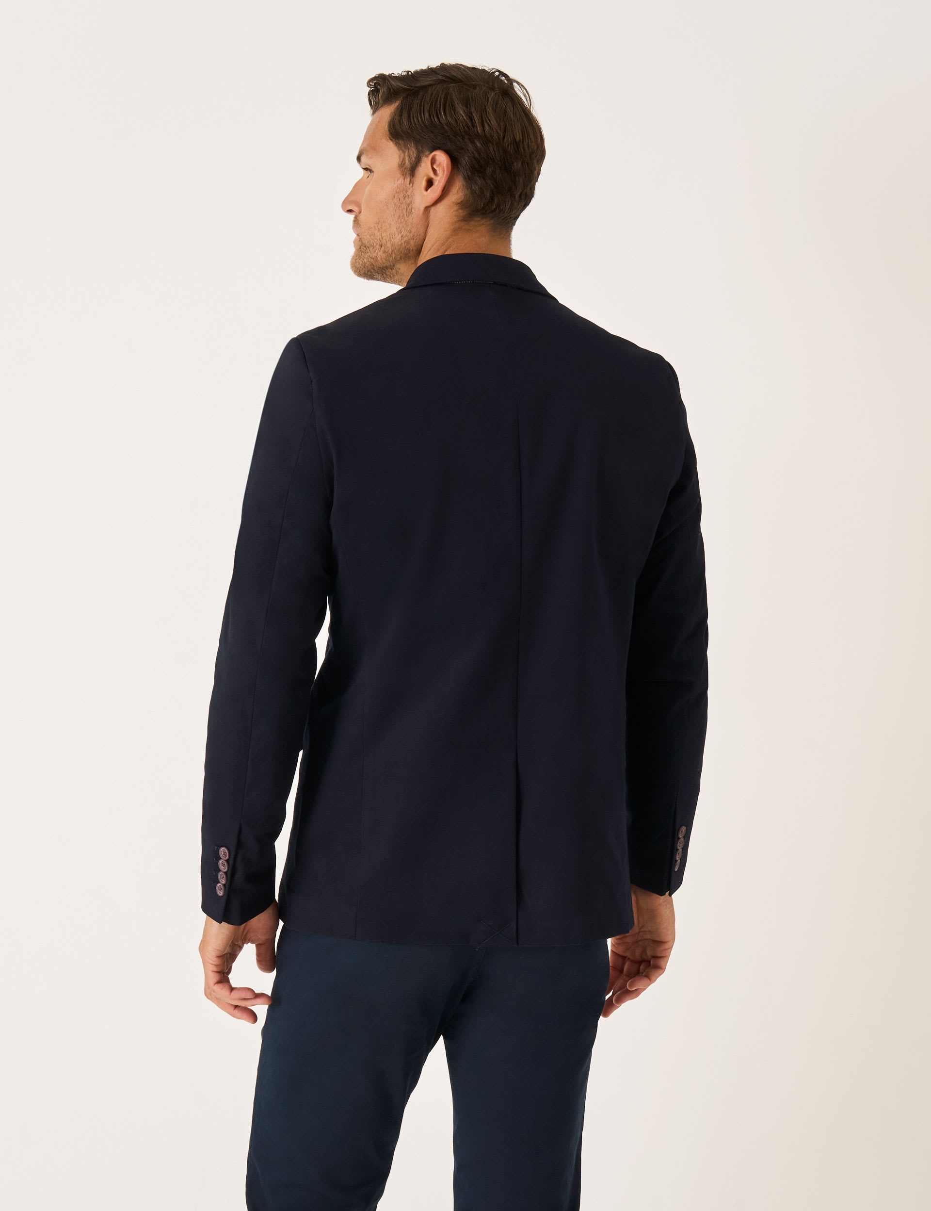 Regular Fit Cotton Rich Blazer thumbnail 4