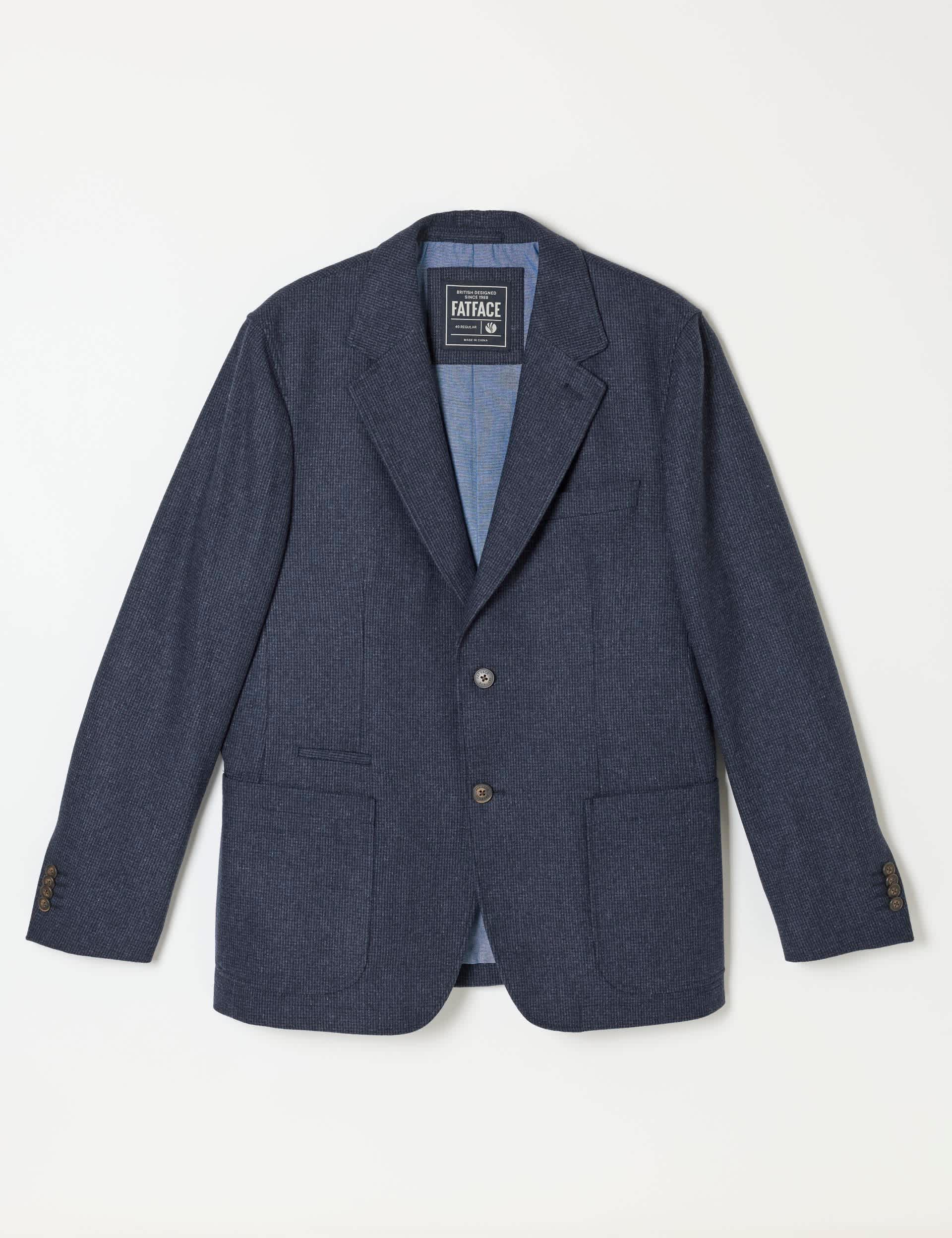 Wool Rich Check Blazer thumbnail 2