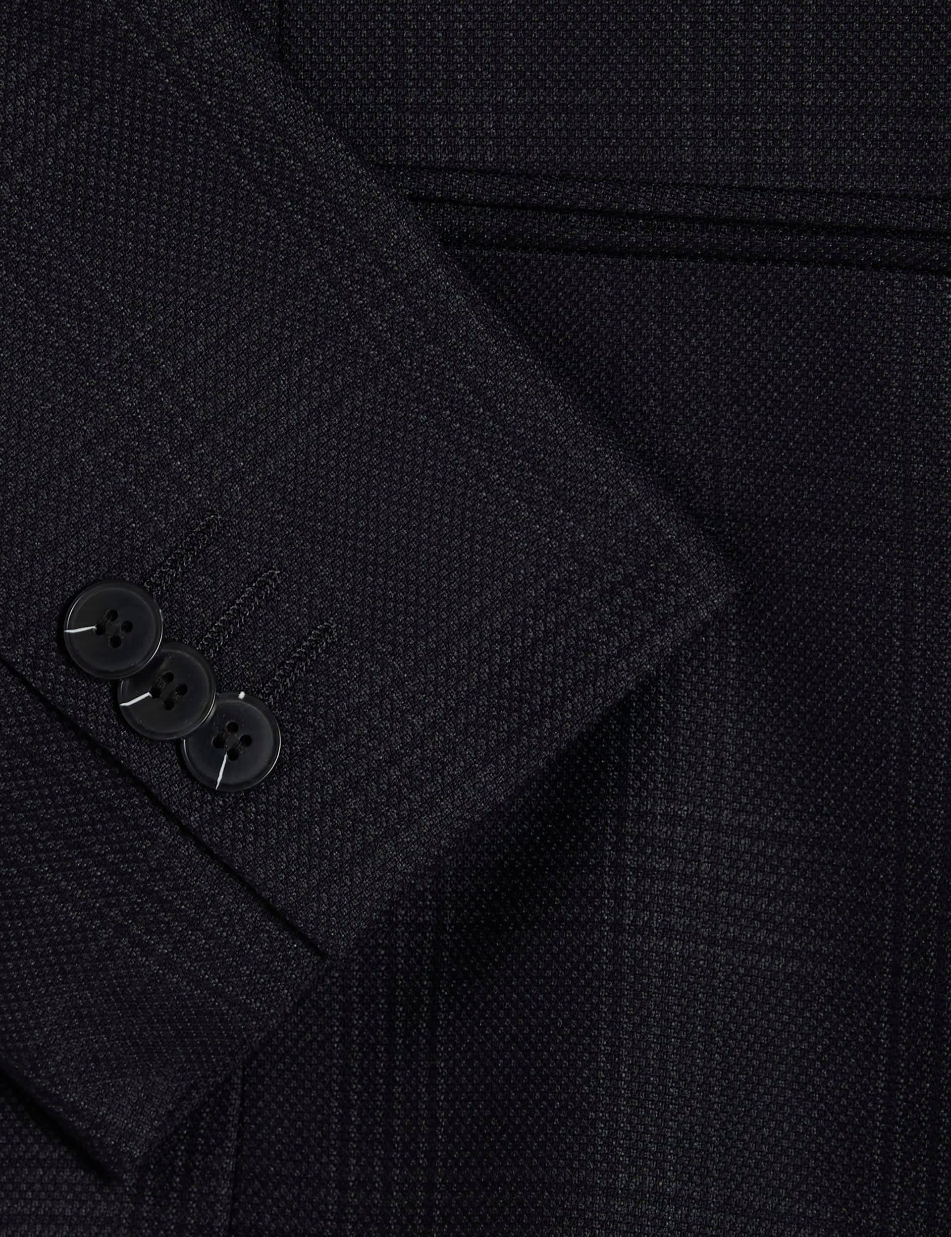 Slim Fit Checked Single Breasted Suit Jacket thumbnail 7