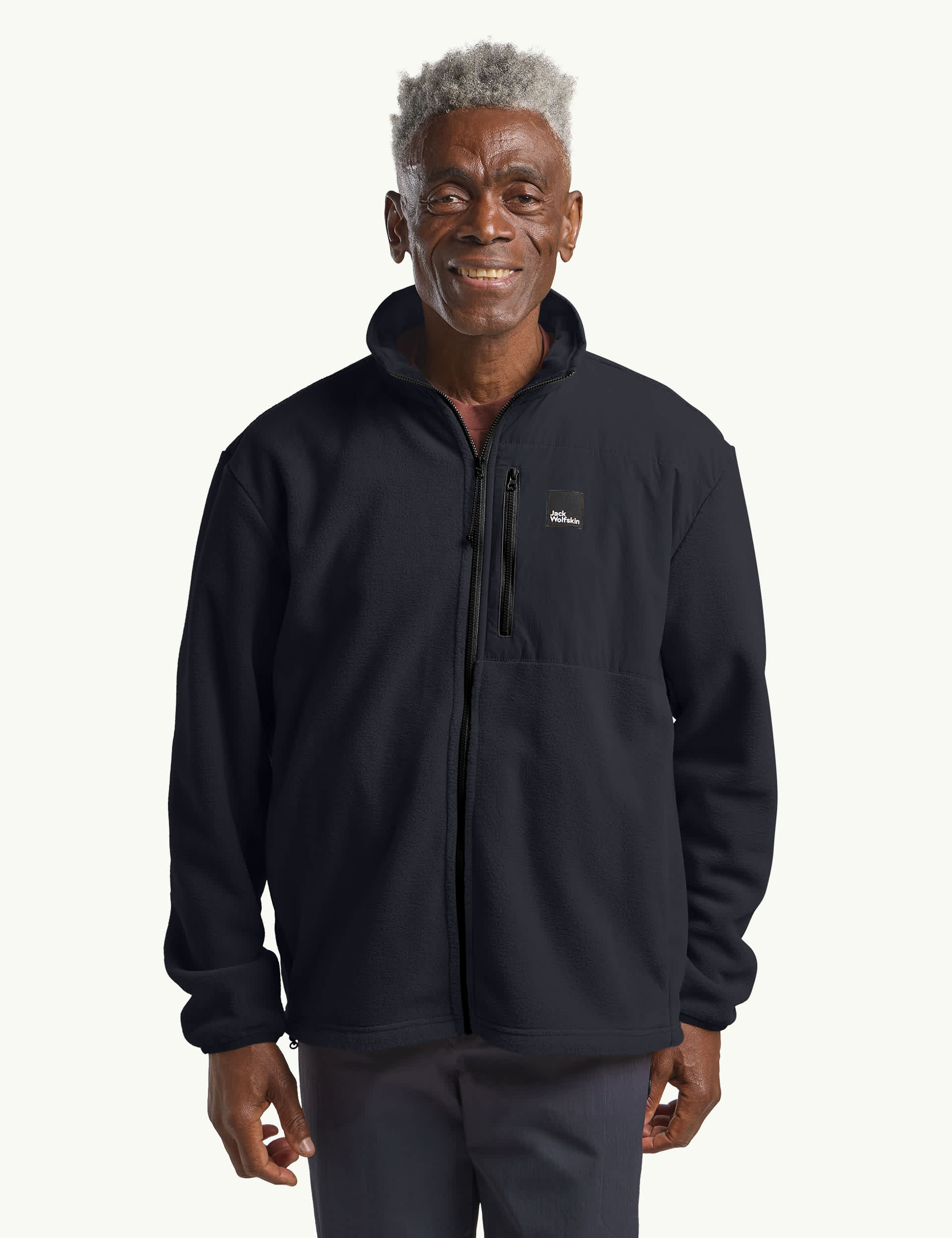 Sumetro Fleece Zip Up Funnel Neck Jacket