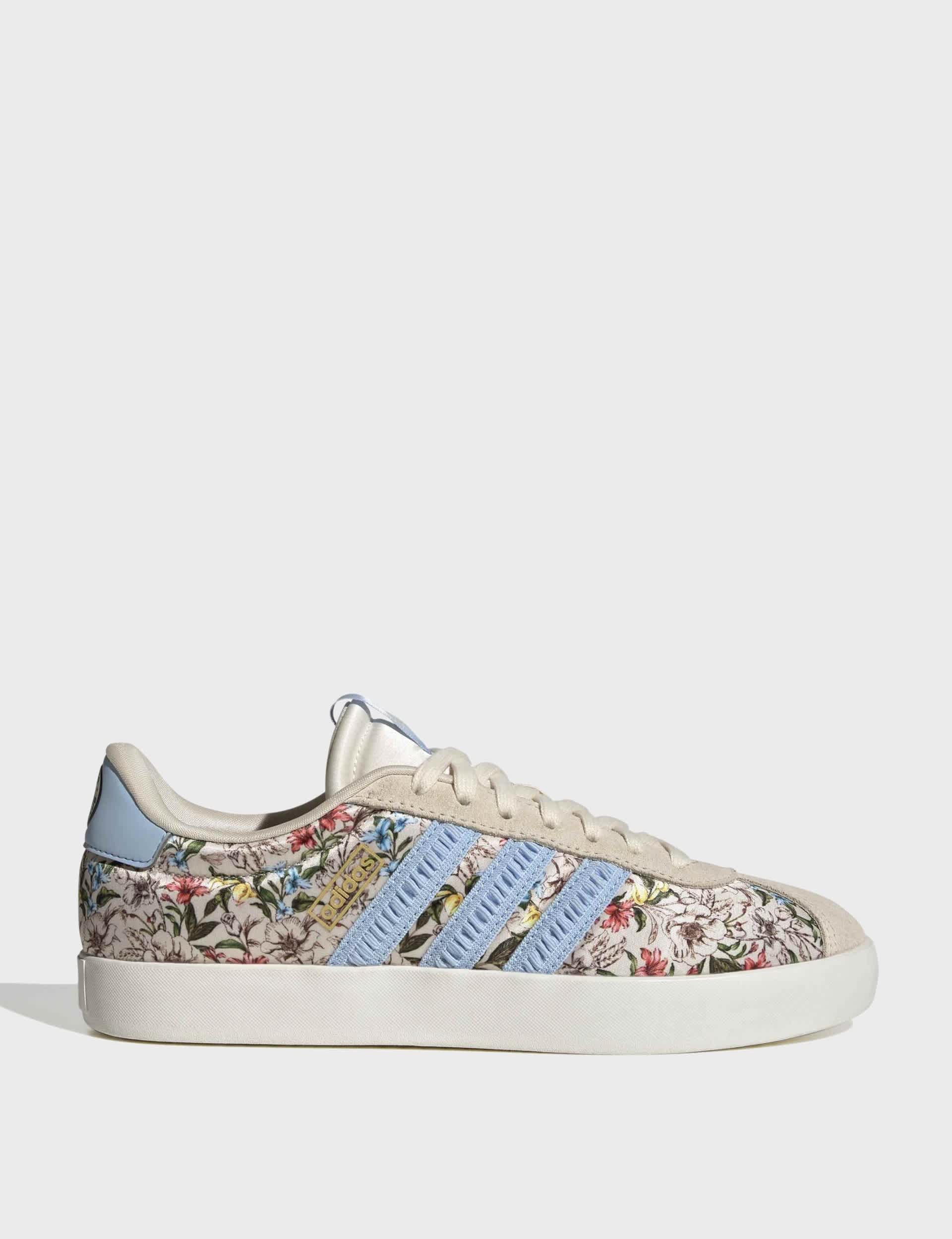 VL Court 3.0 Suede Floral Trainers