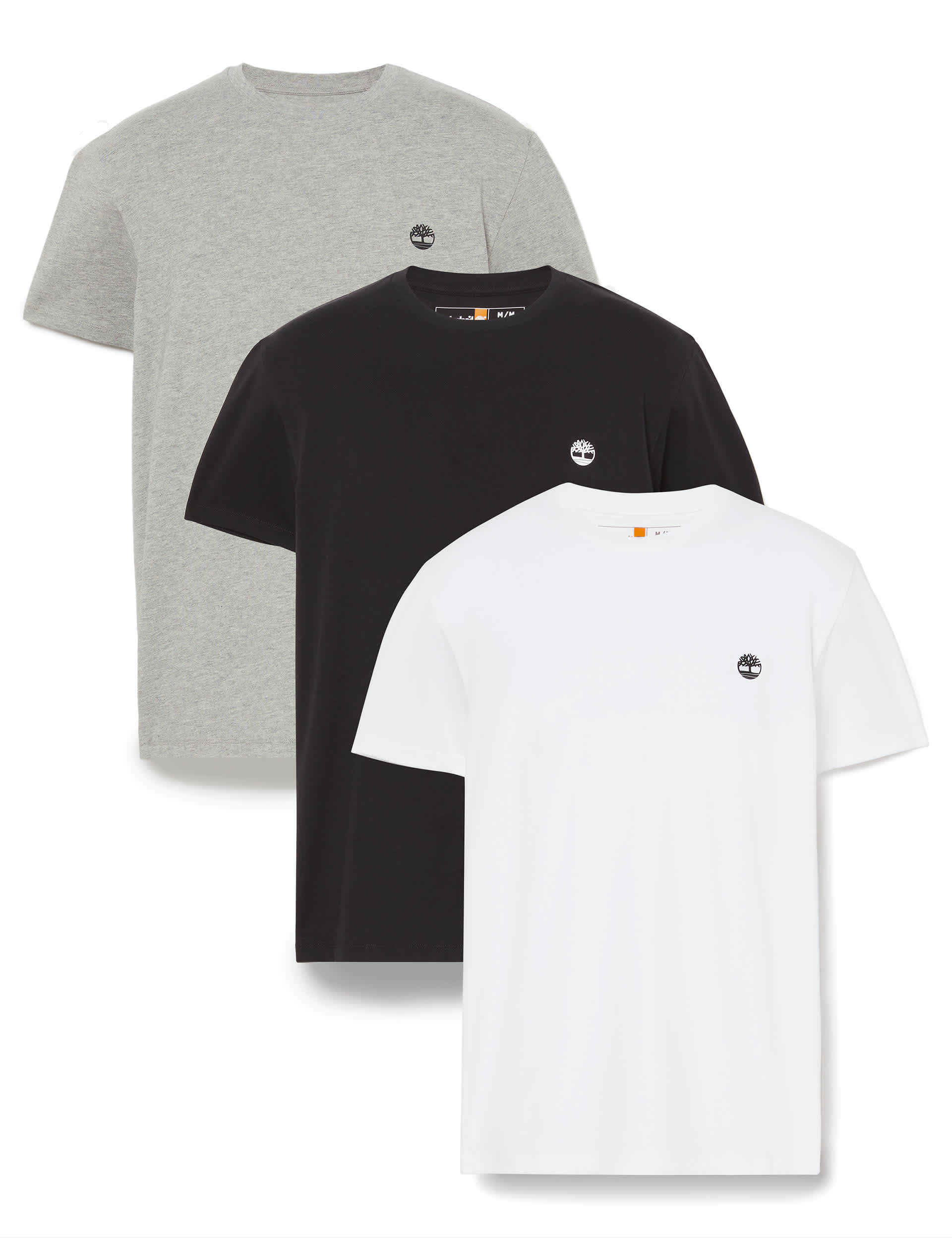 3 Pack Slim Fit Pure Cotton T-Shirt