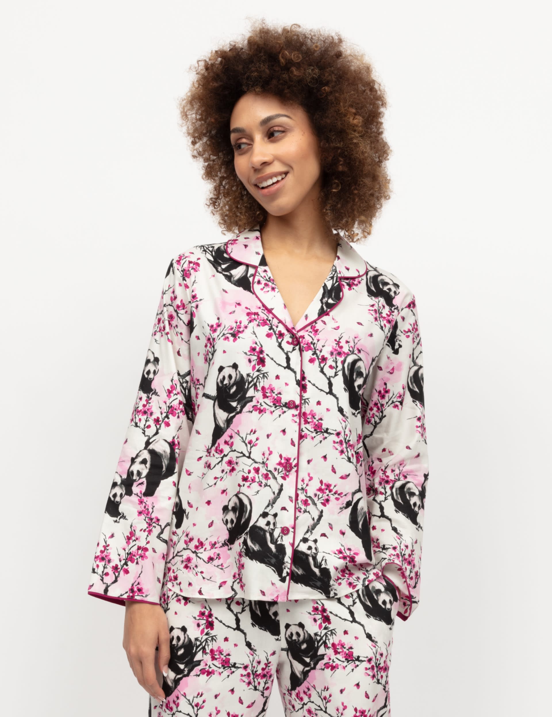 Panda print pyjamas sale