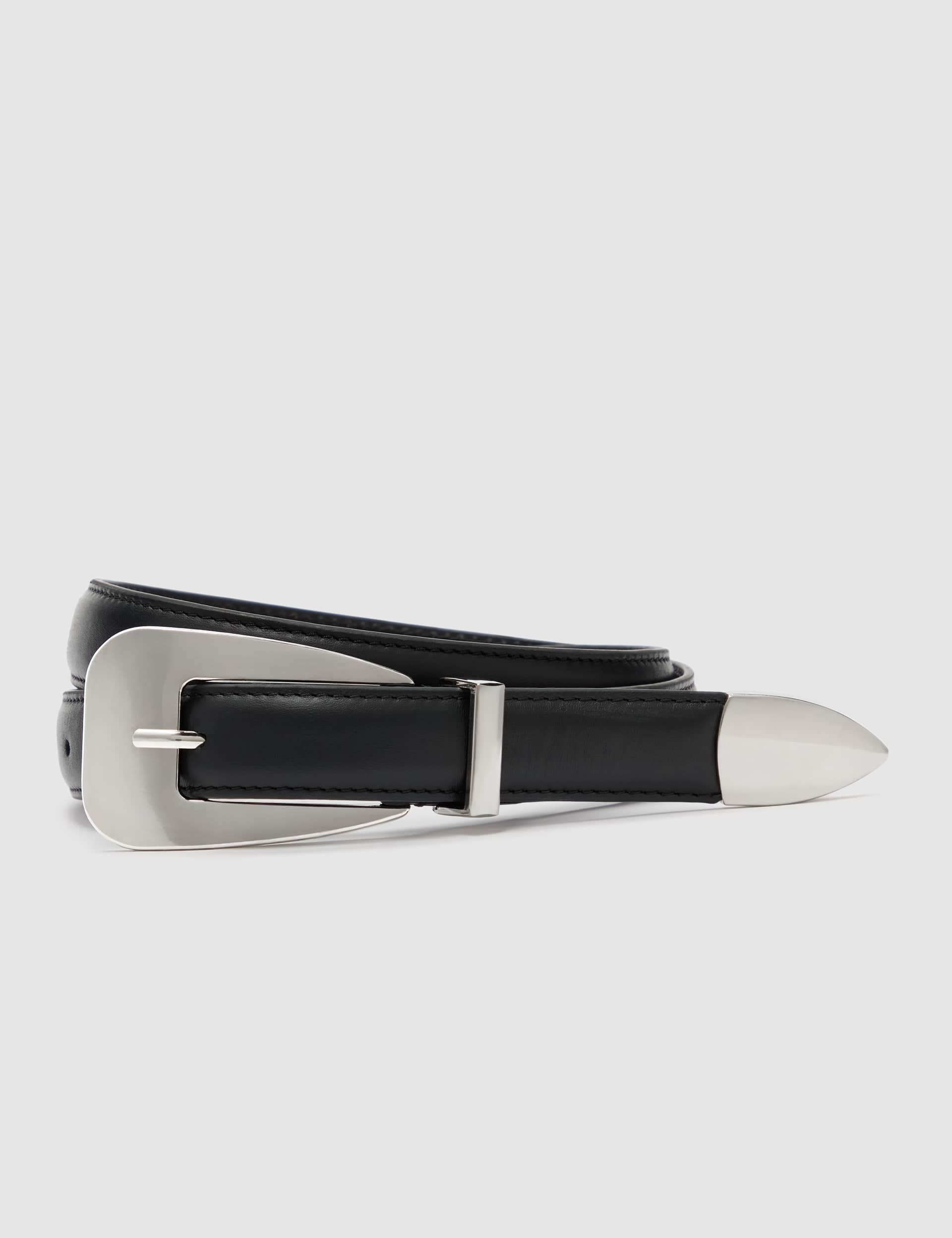 Leather Buckle Waist Belt