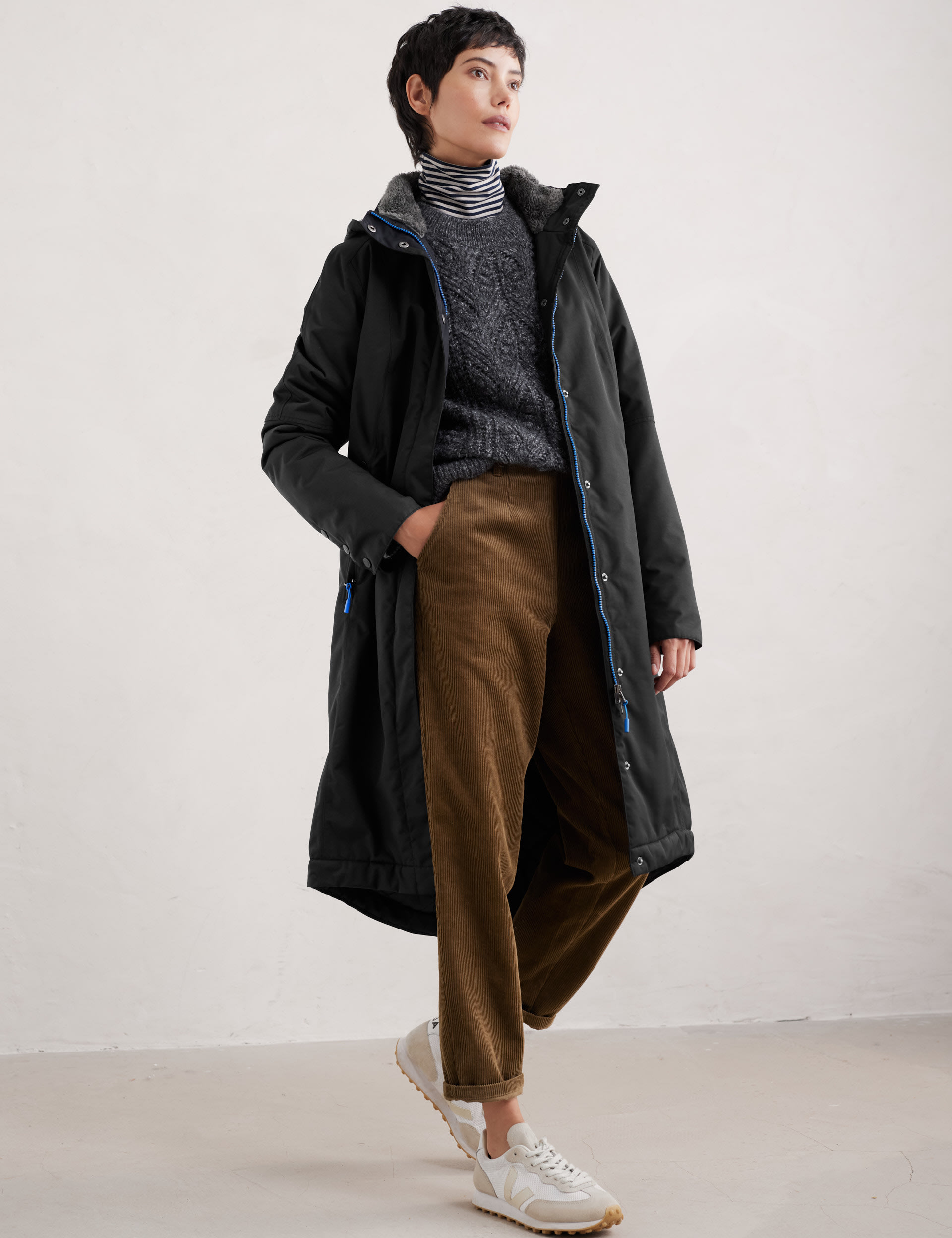 Cole haan signature petite layered maxi puffer coat hotsell
