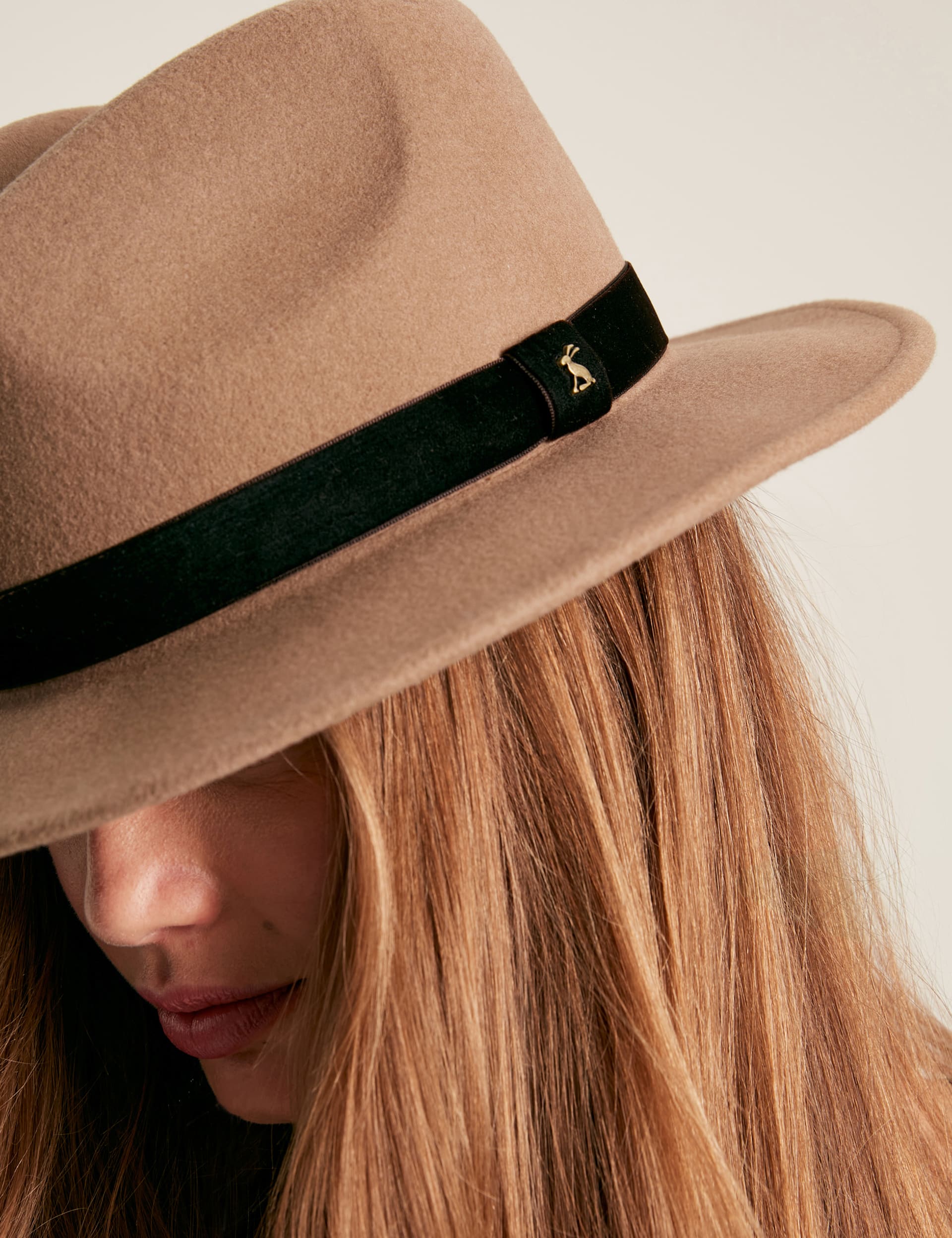 Pure Wool Fedora Hat Joules M&S