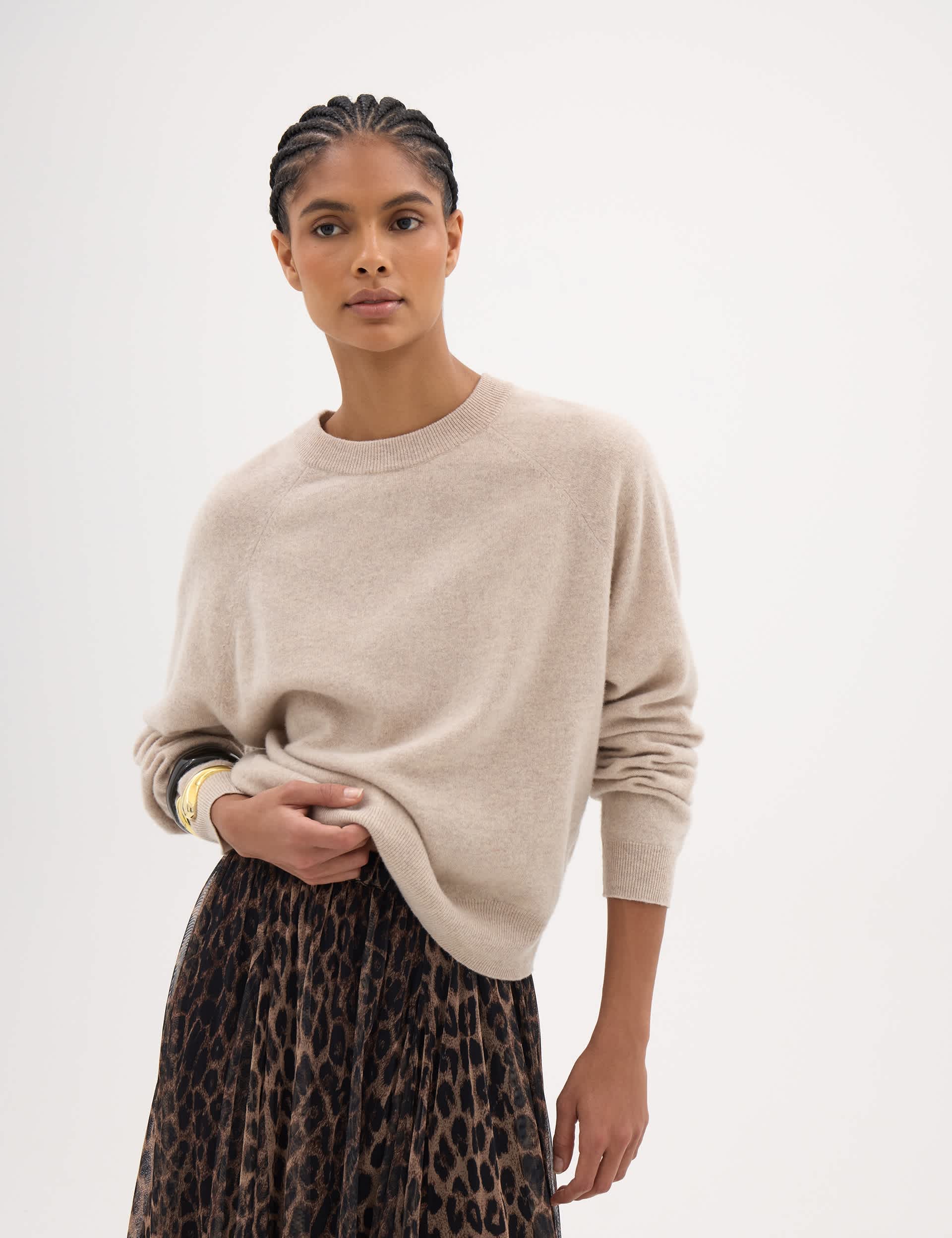 Pure Merino Wool Crew Neck Jumper