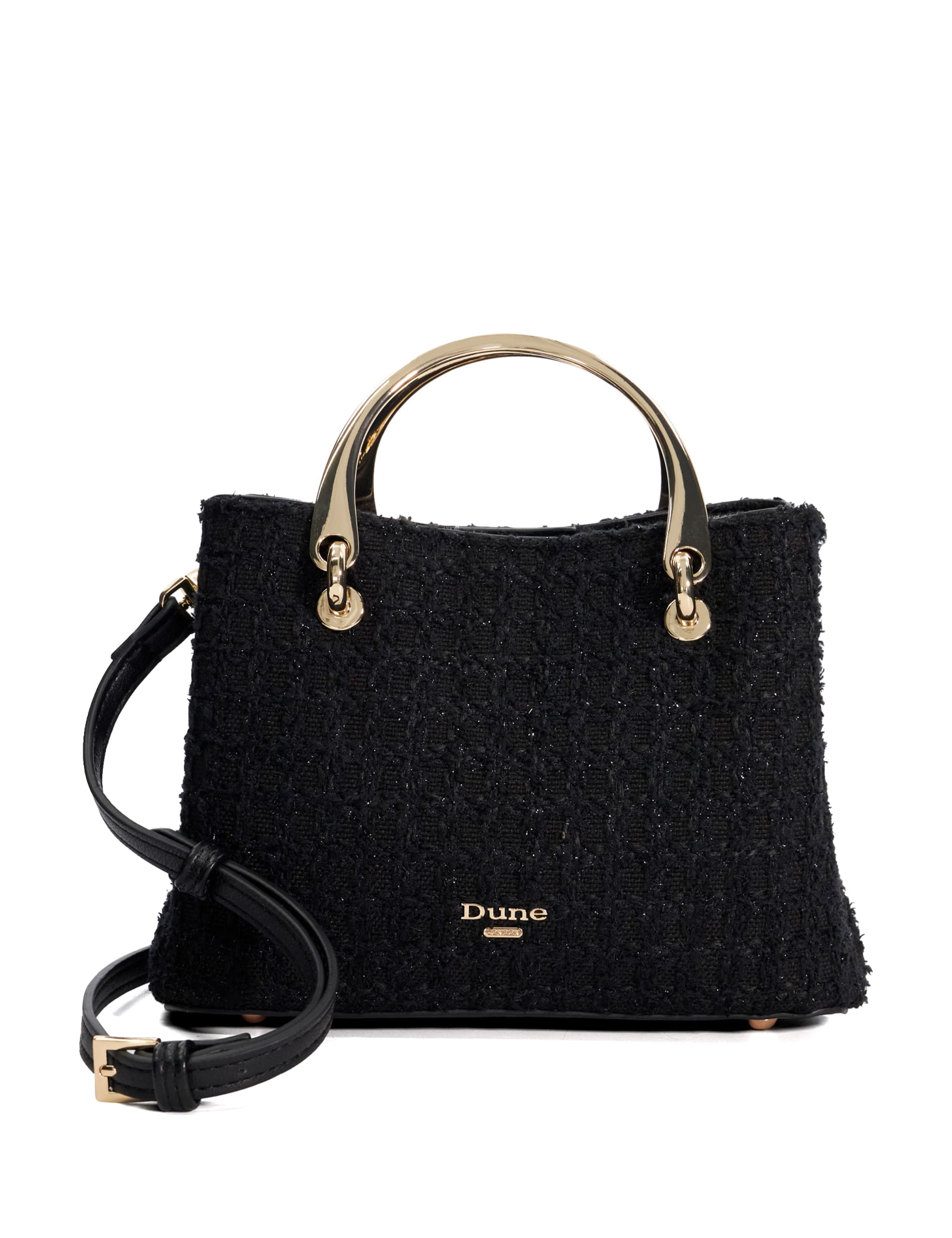 Fabric Textured Mini Grab Bag Dune London M S