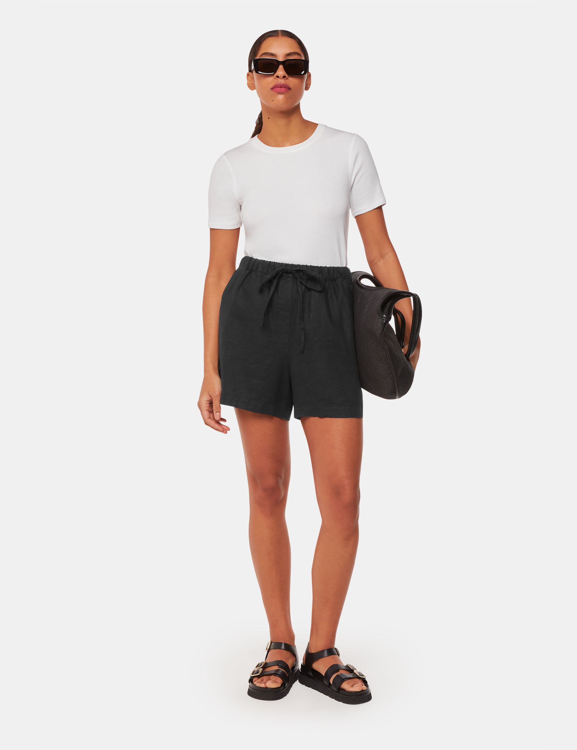 Pure Linen Shorts