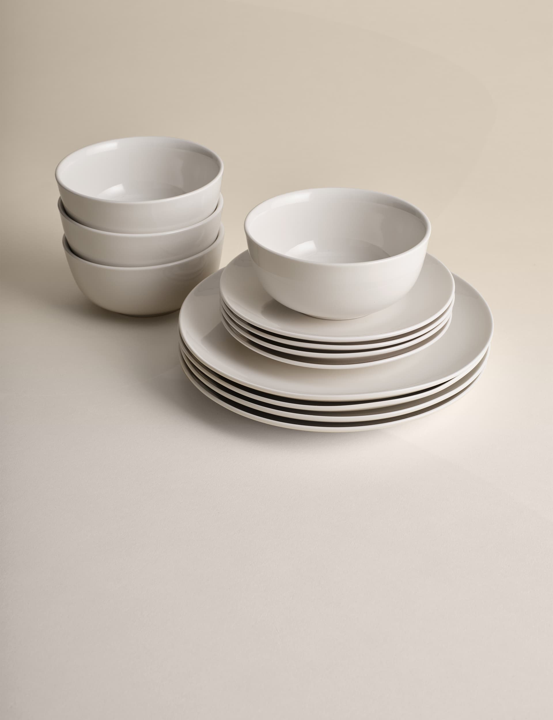 M&S 12 Piece Porcelain Dinner Set - Free C&C