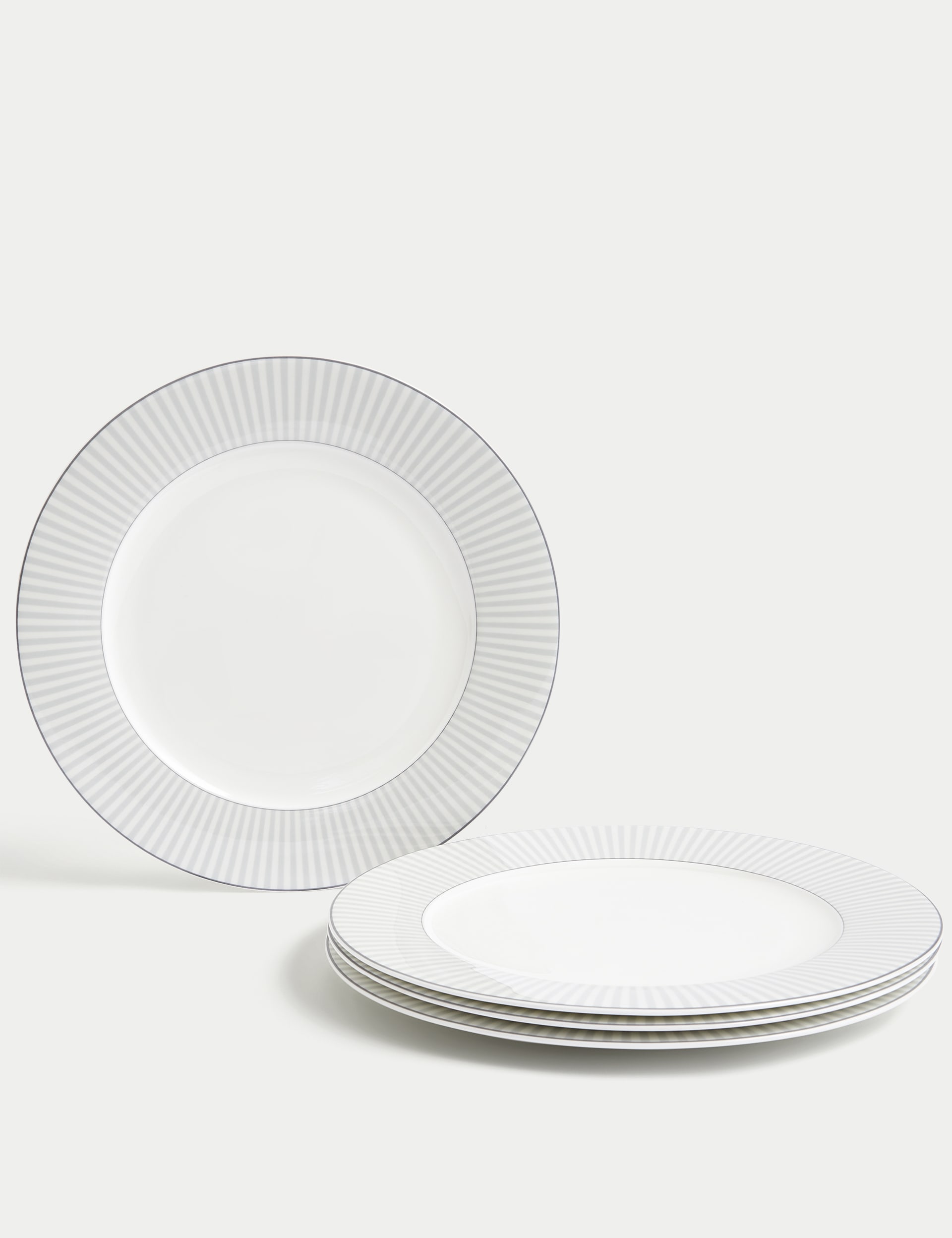Set of 4 Hampton Dinner Plates | M&S Collection | M&S