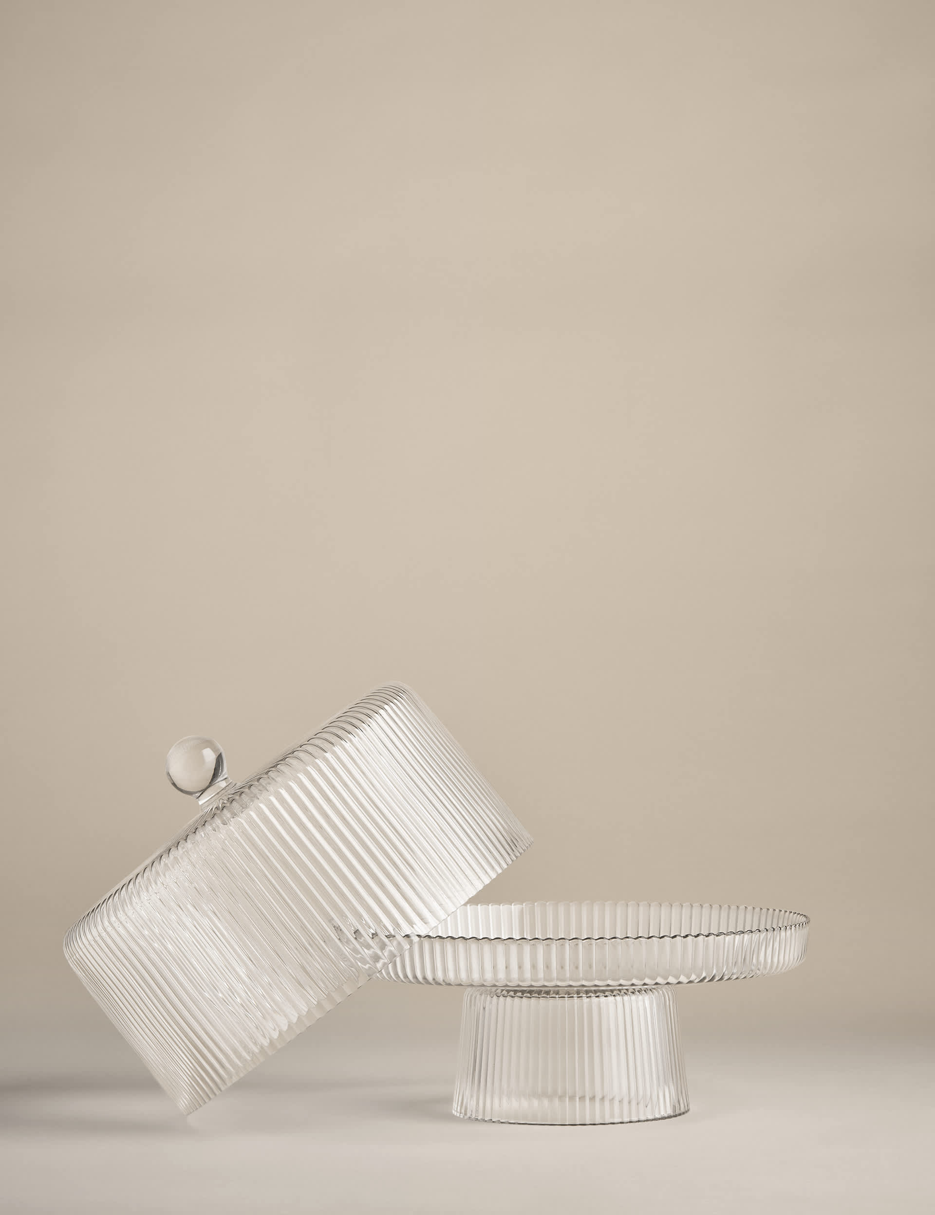 M&S Glass Cake Stand