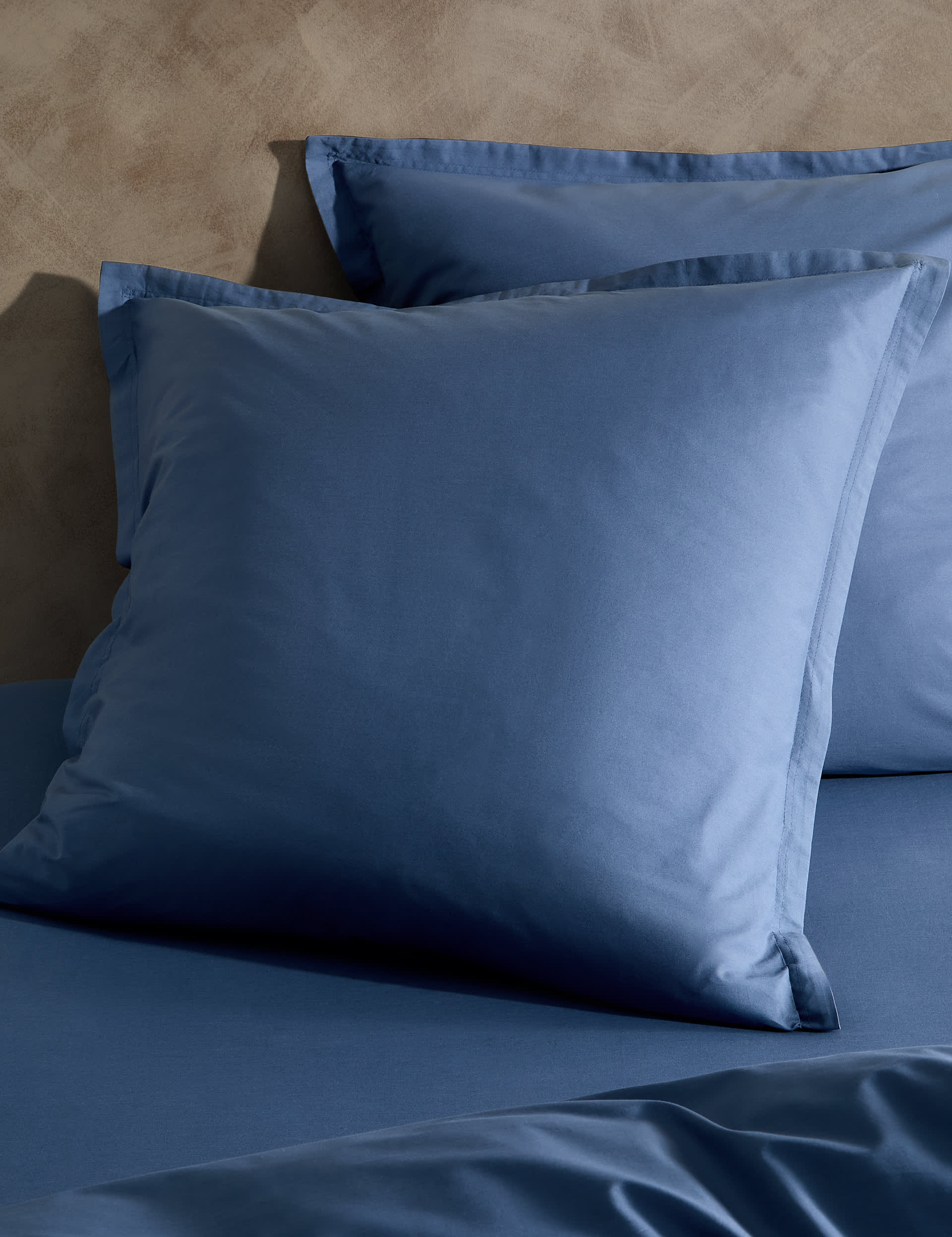 2 Pack Washed Cotton Square Pillowcases