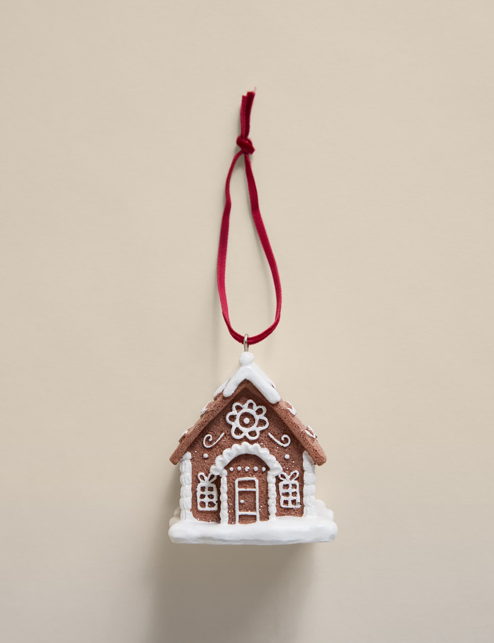 Hanging Gingerbread House Decoration