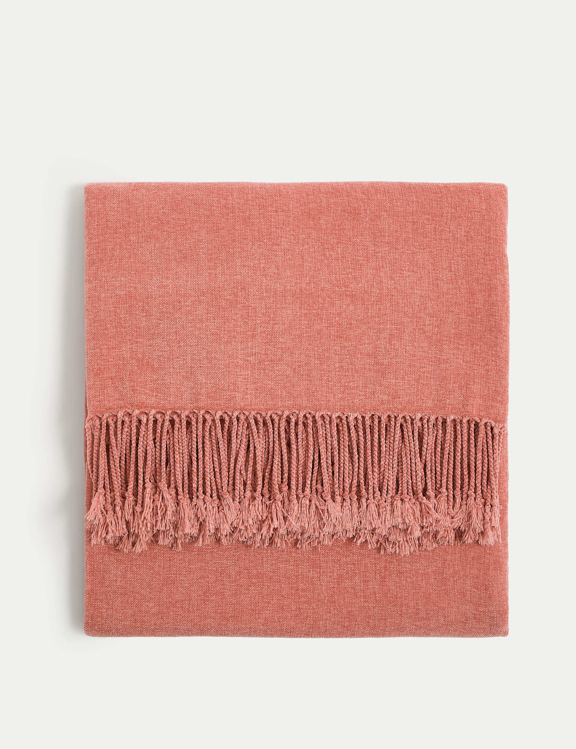 Chenille Plain Throw M&S Collection M&S