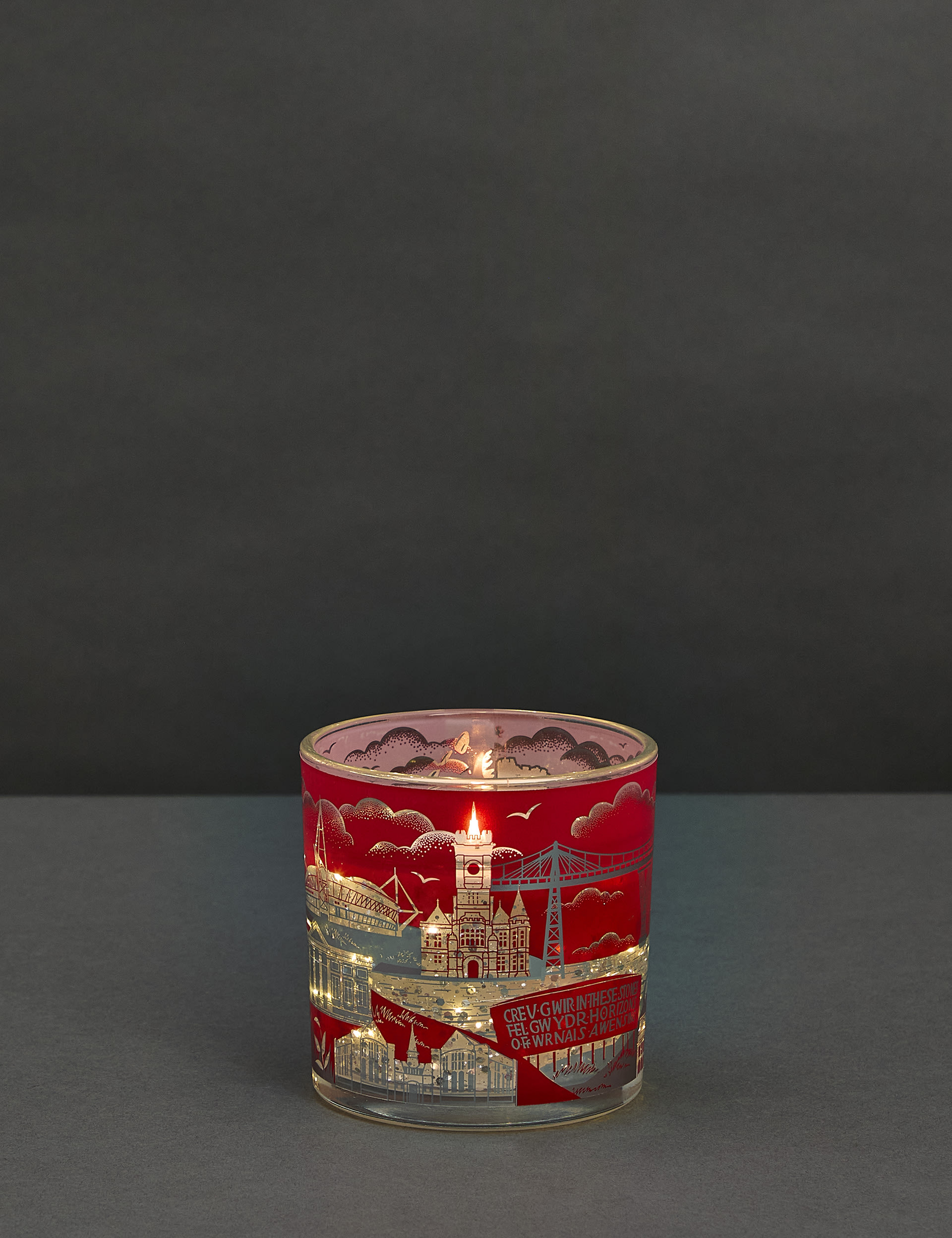 Wales Light Up Scented Candle