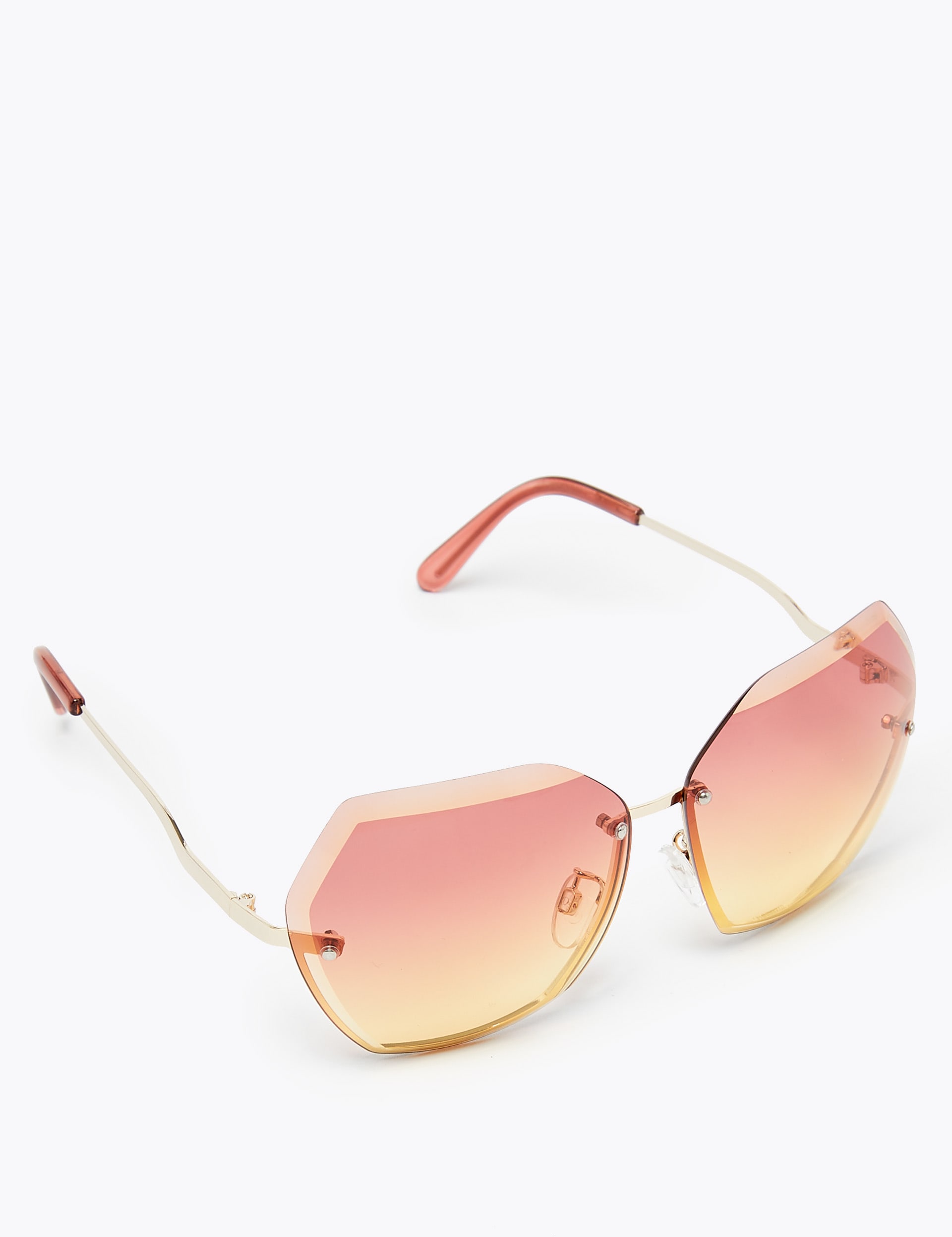 Rimless oversized glasses online