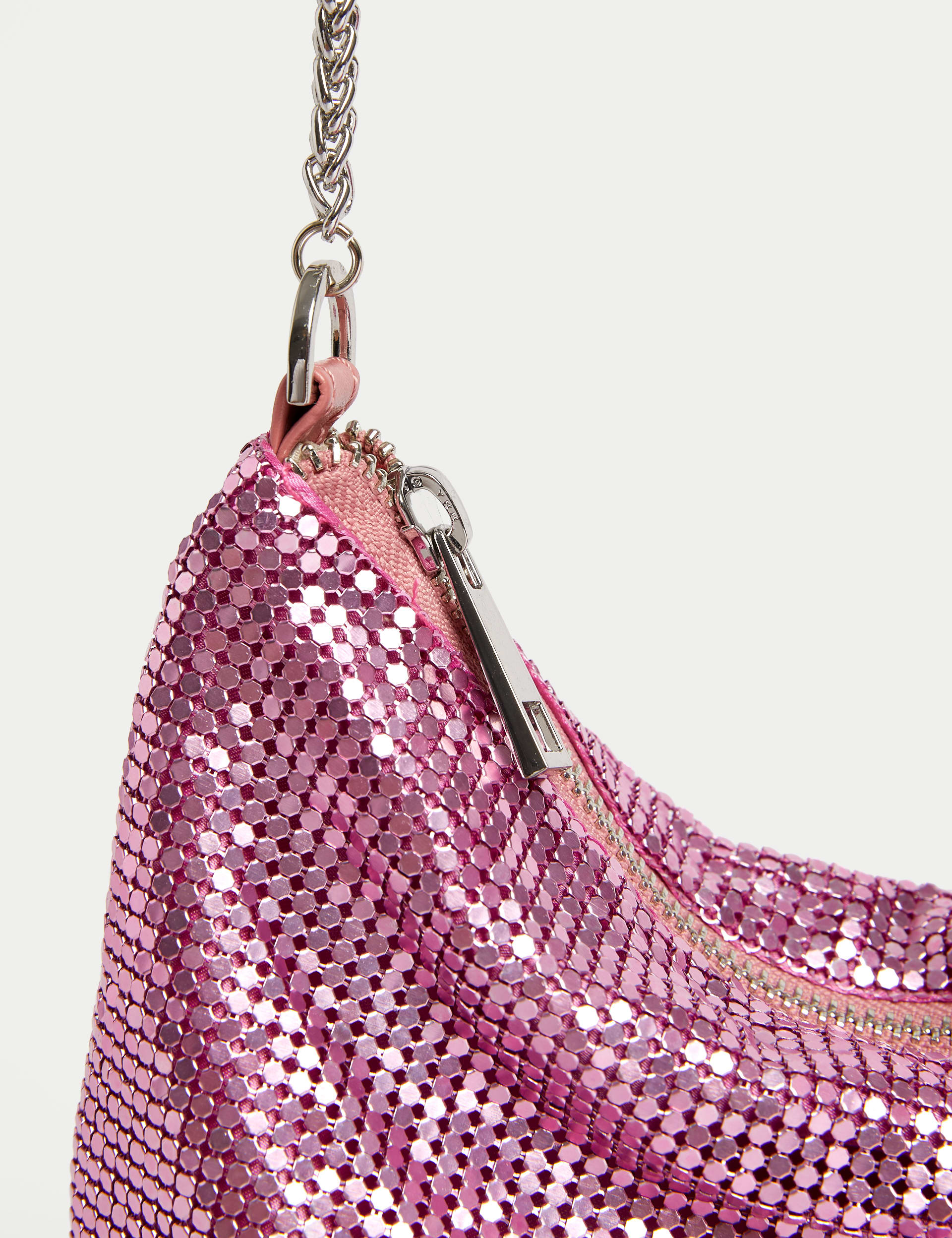 Chainmail Chain Strap Shoulder Bag M S Collection M S