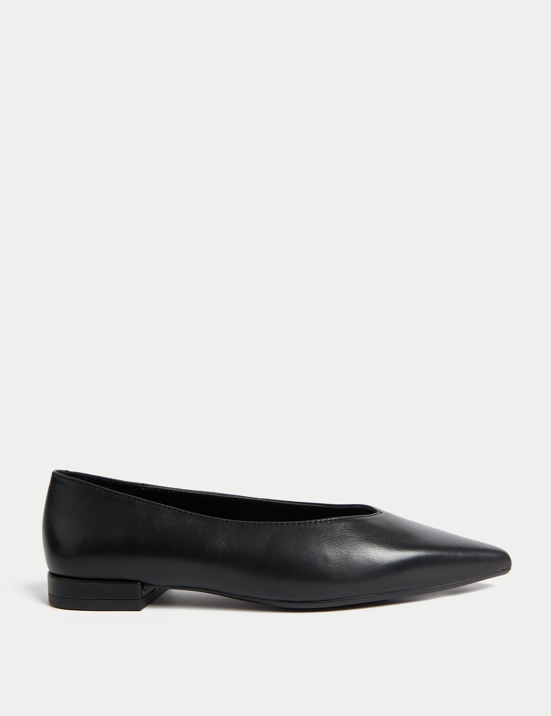 Leather Pointed Pump | M&S Collection | M&S