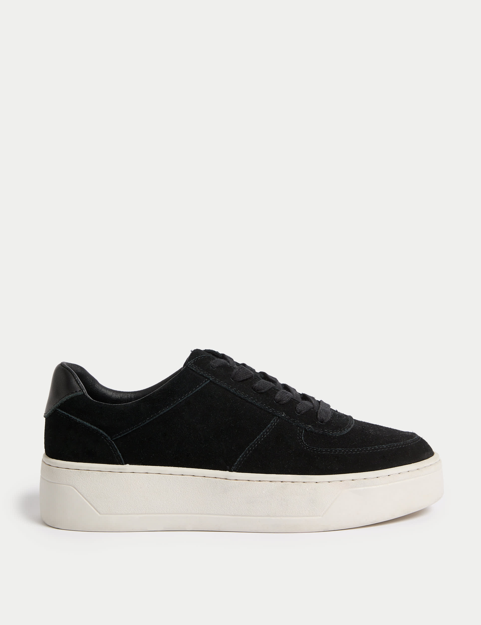 Leather Lace Up Chunky Trainers M S Collection M S