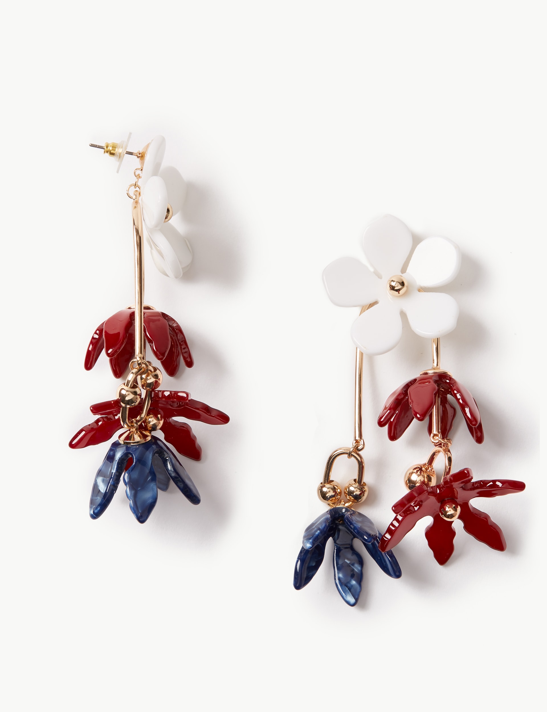 Hanging Flower Earrings M S Collection M S
