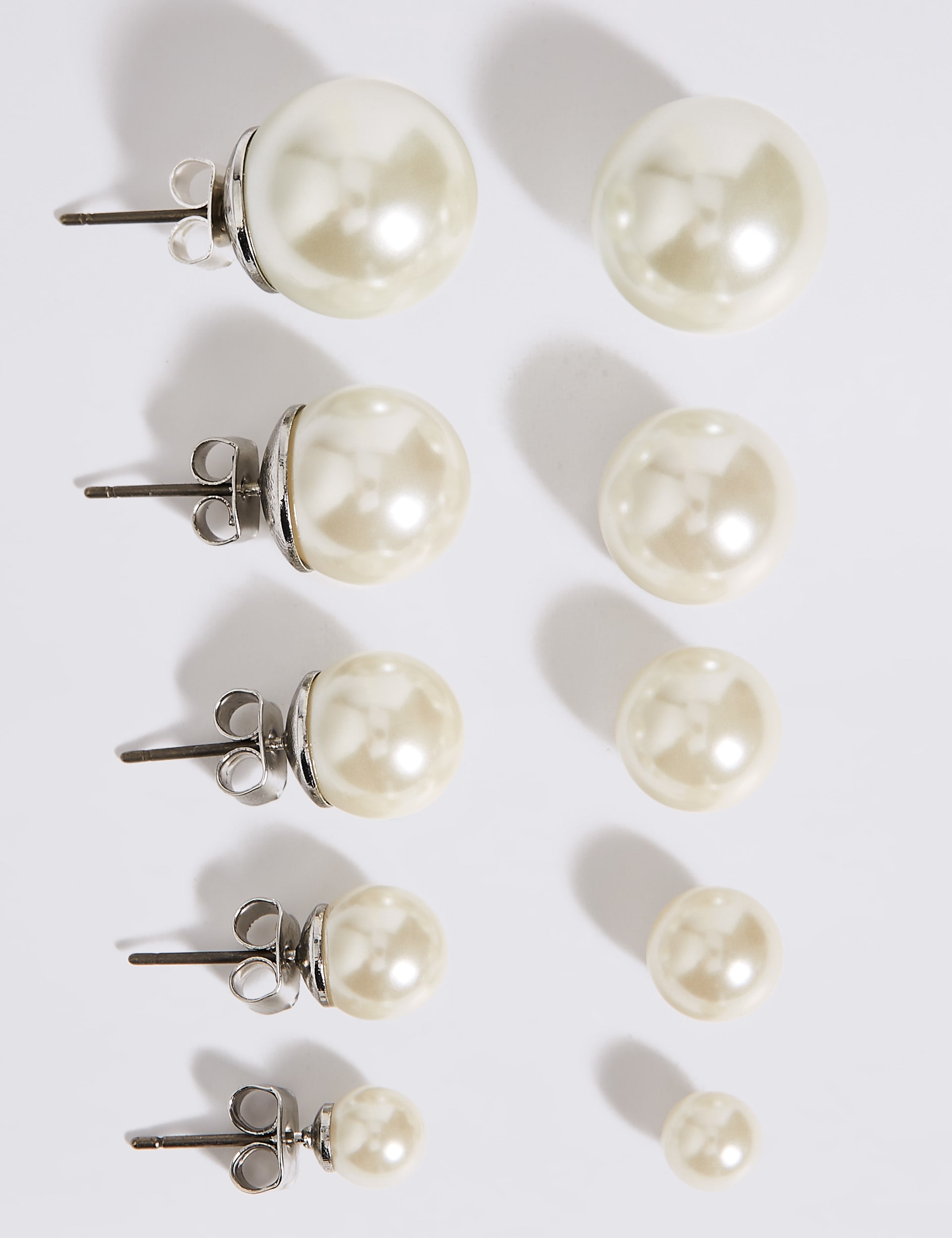 M and s pearl earrings deals