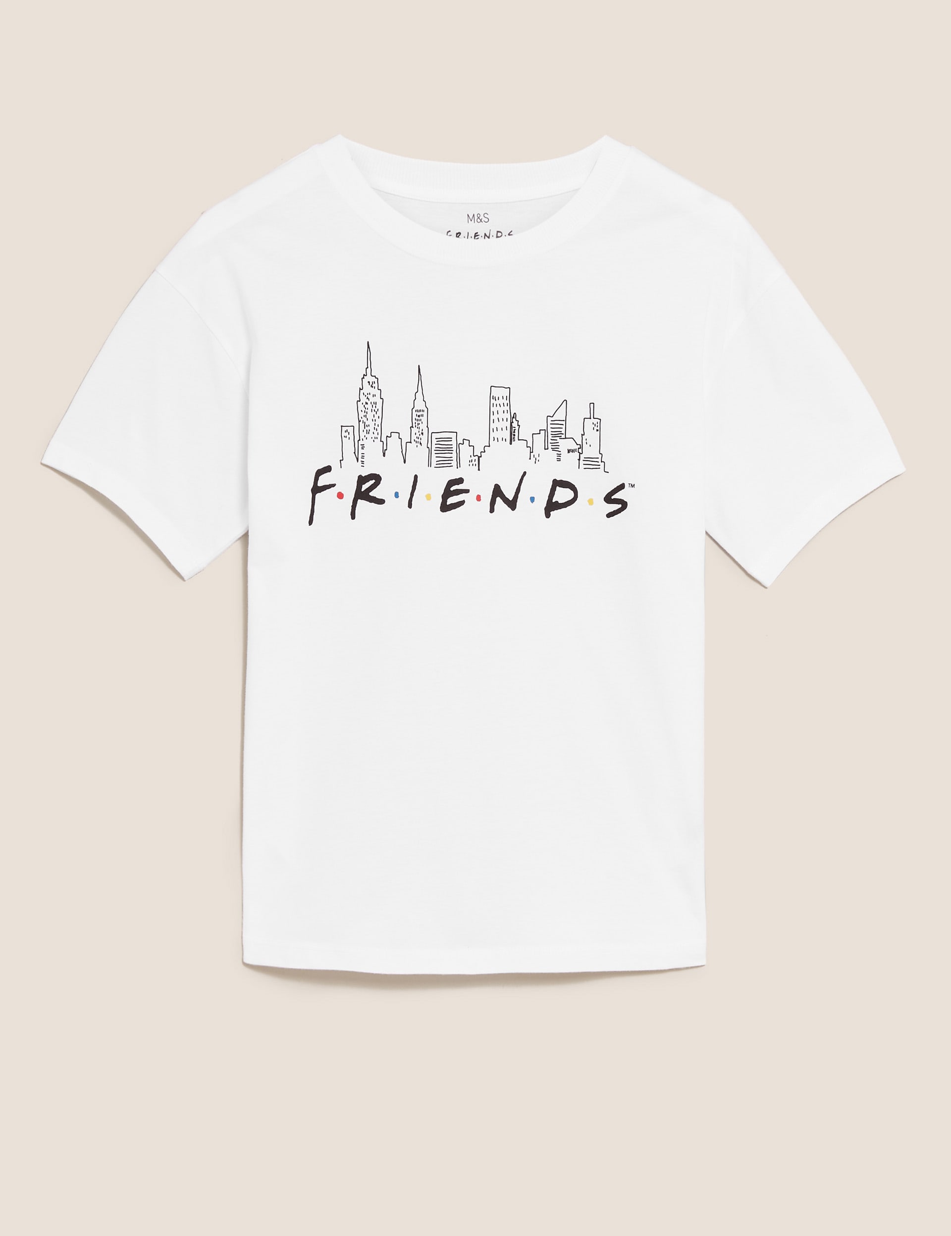 Pure Cotton Friends Slogan T Shirt M S Collection M S