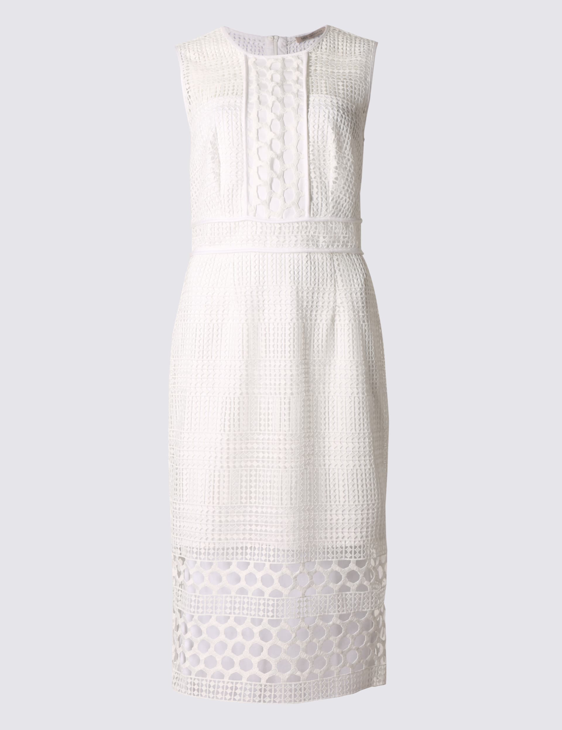 Boutique crochet panelled bodycon dress sale