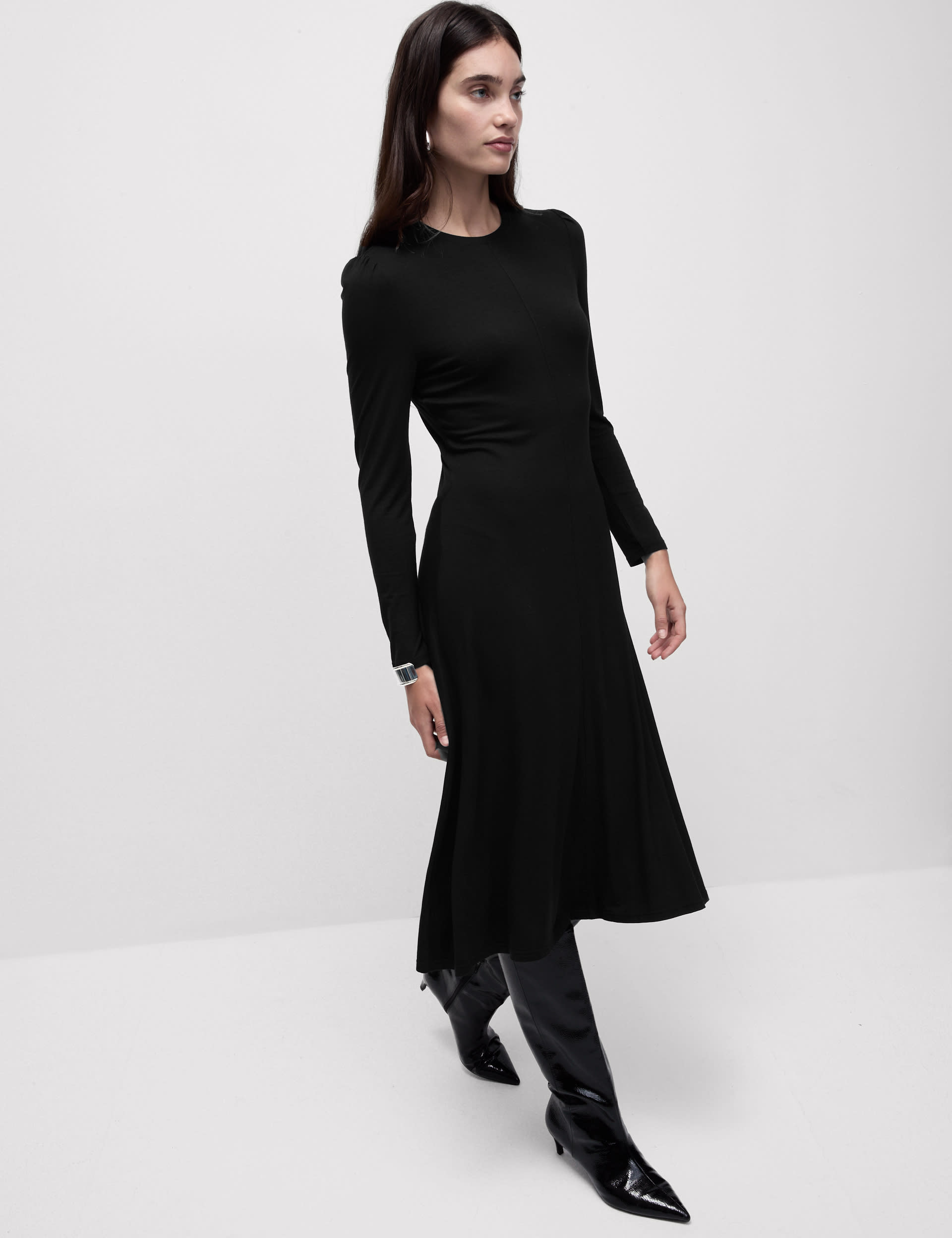 Jersey Midi Column Dress M S Collection M S