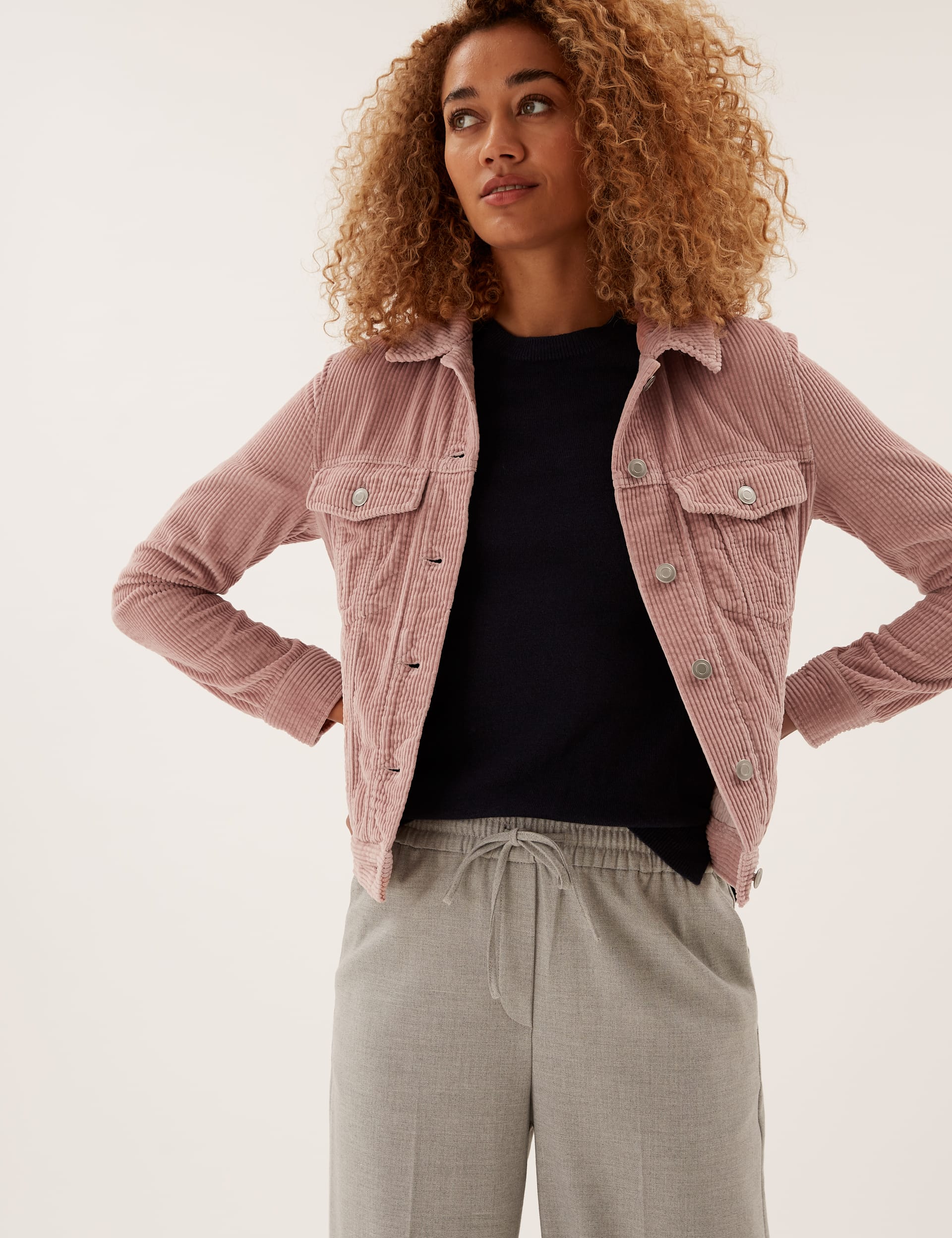 Cord Jacket M S Collection M S