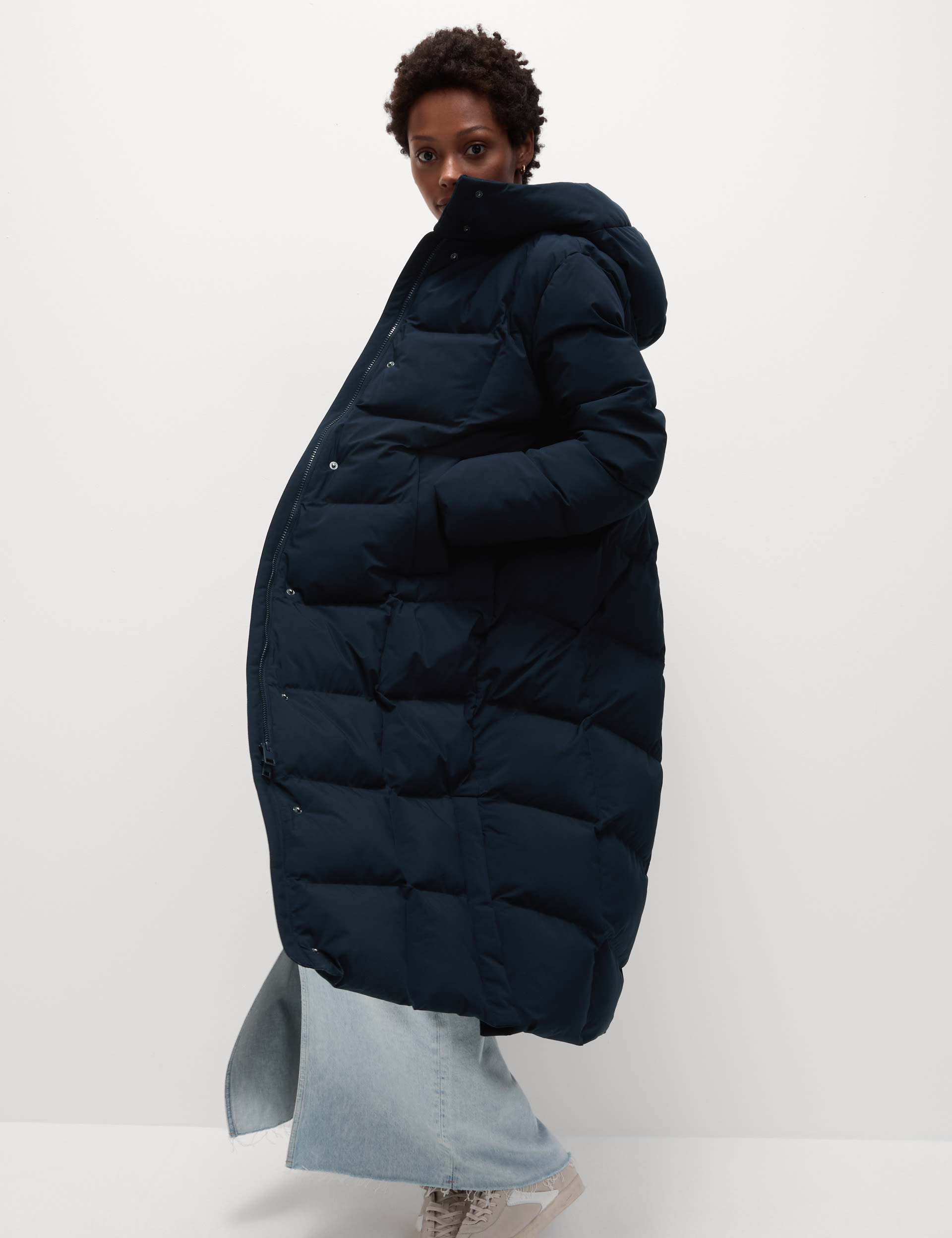 M&s padded duvet coat on sale