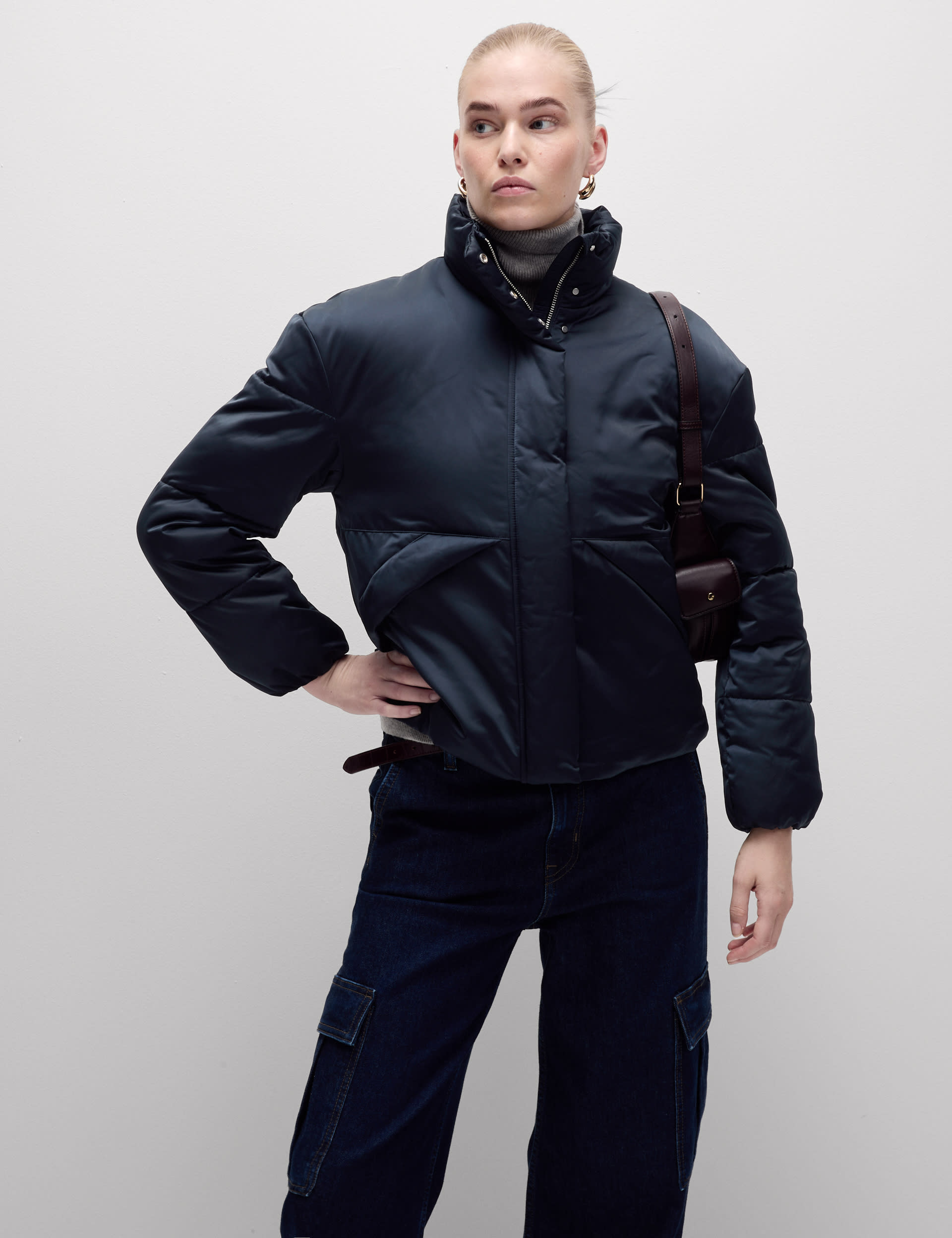 M and s womens padded jackets best sale