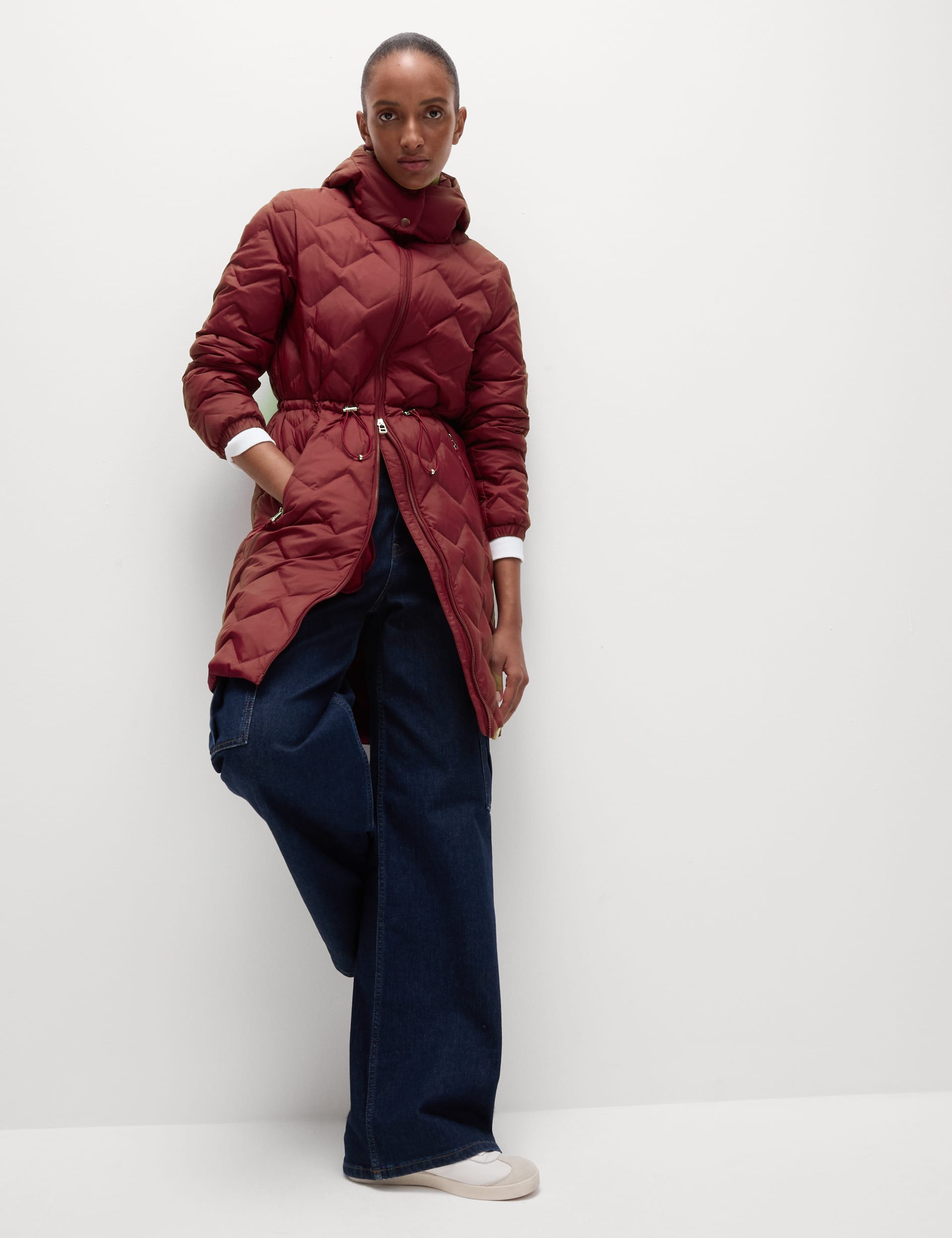Feather Down Stormwear Puffer Coat M S Collection M S