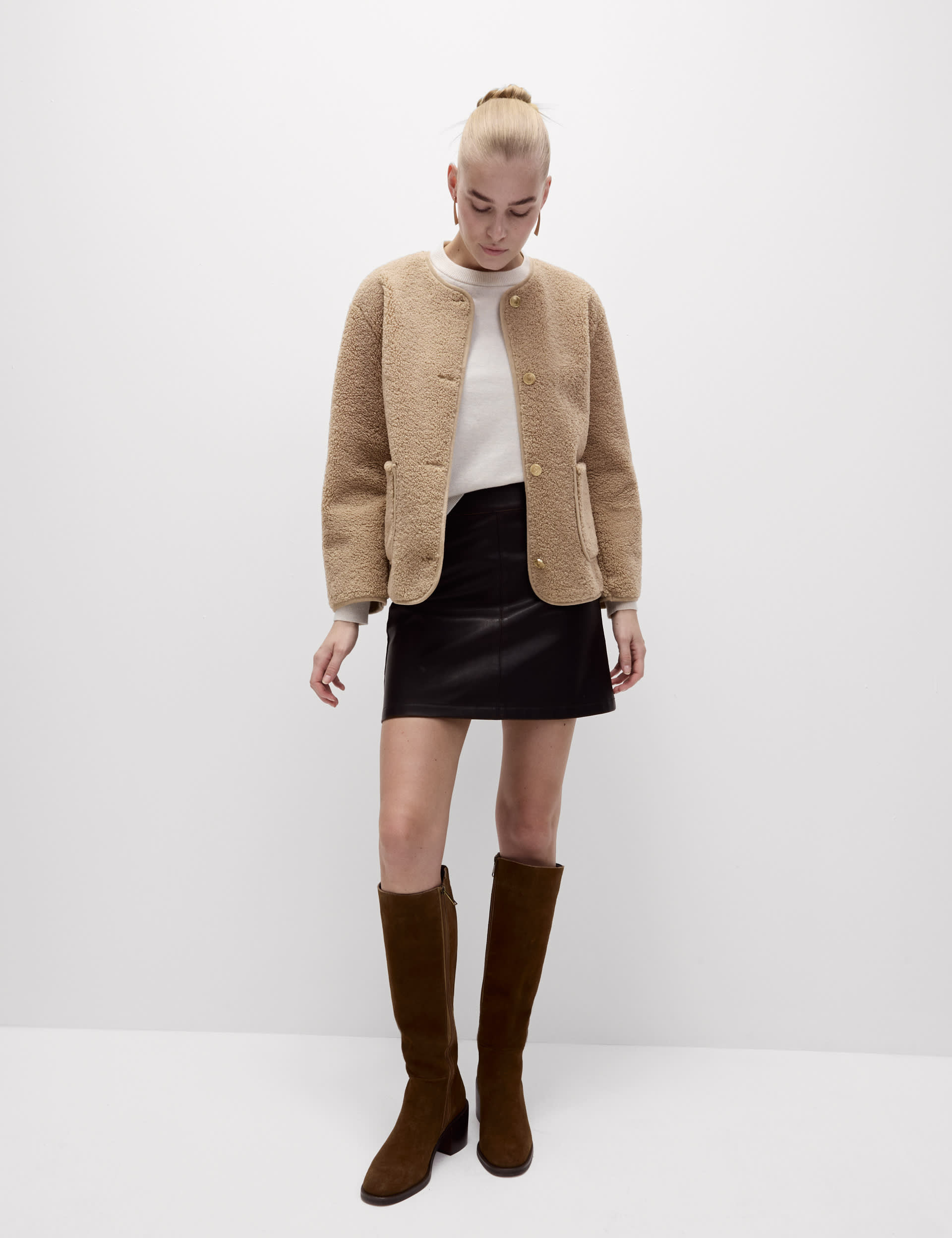 M and s suede jacket online