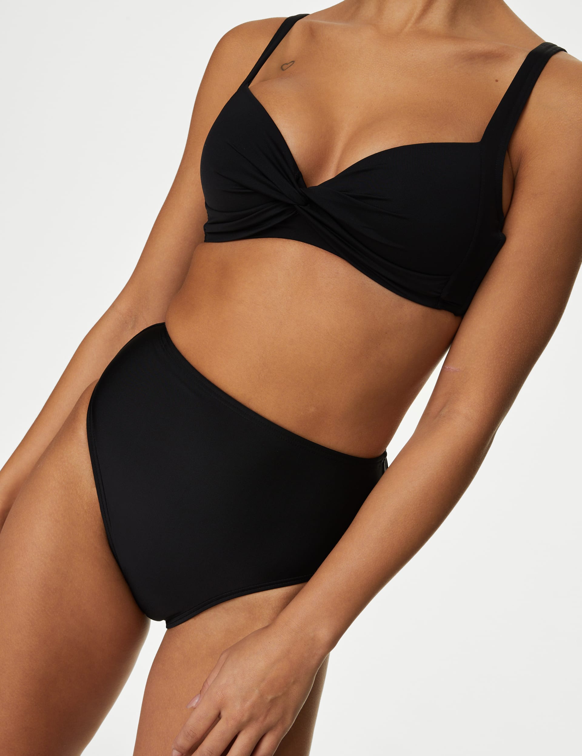 Marks and spencer black bikini on sale