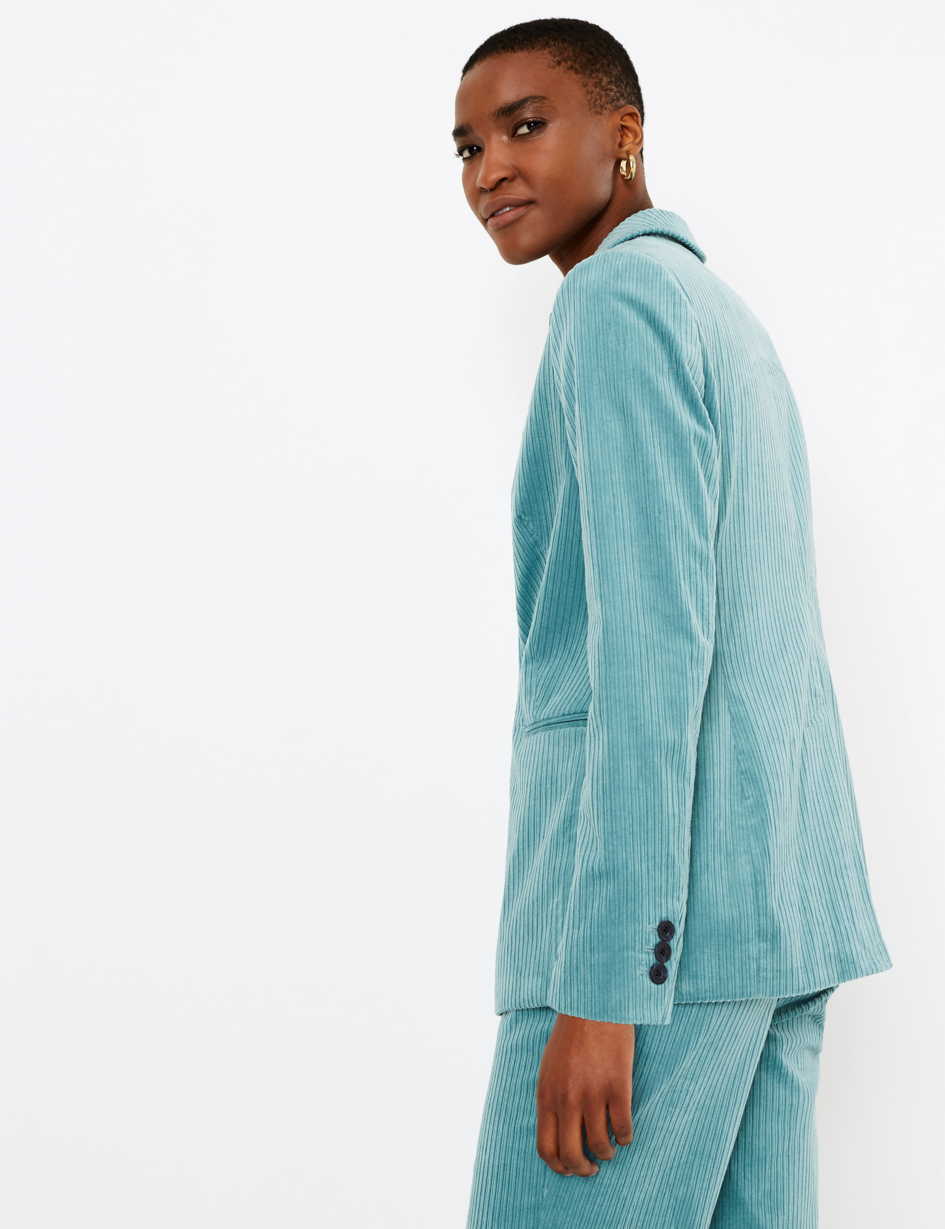 Blue corduroy blazer new arrivals